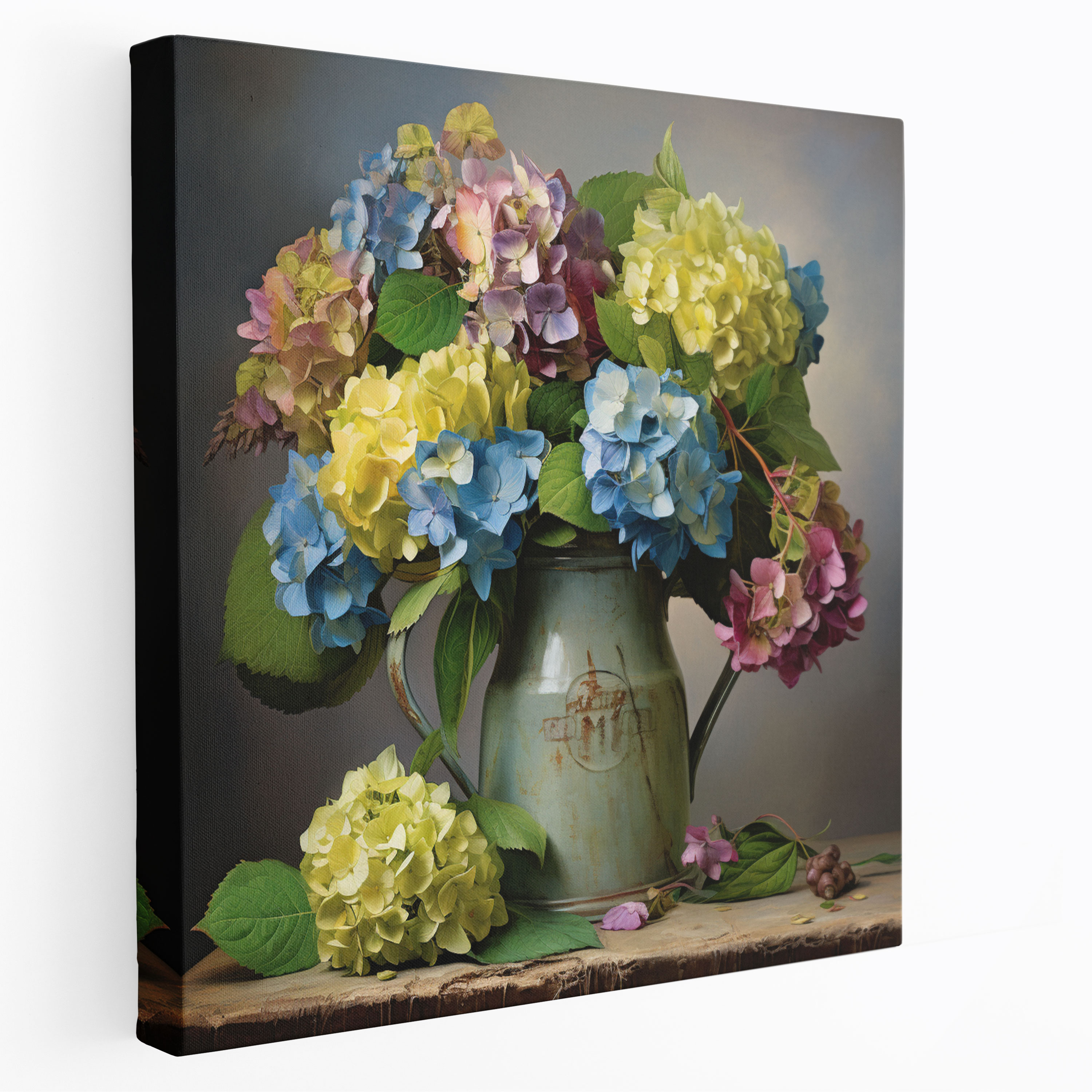 Hydrangea Still Life Canvas Print - Hydrangea, Wall Art, Home Decoration, Wall Decoration