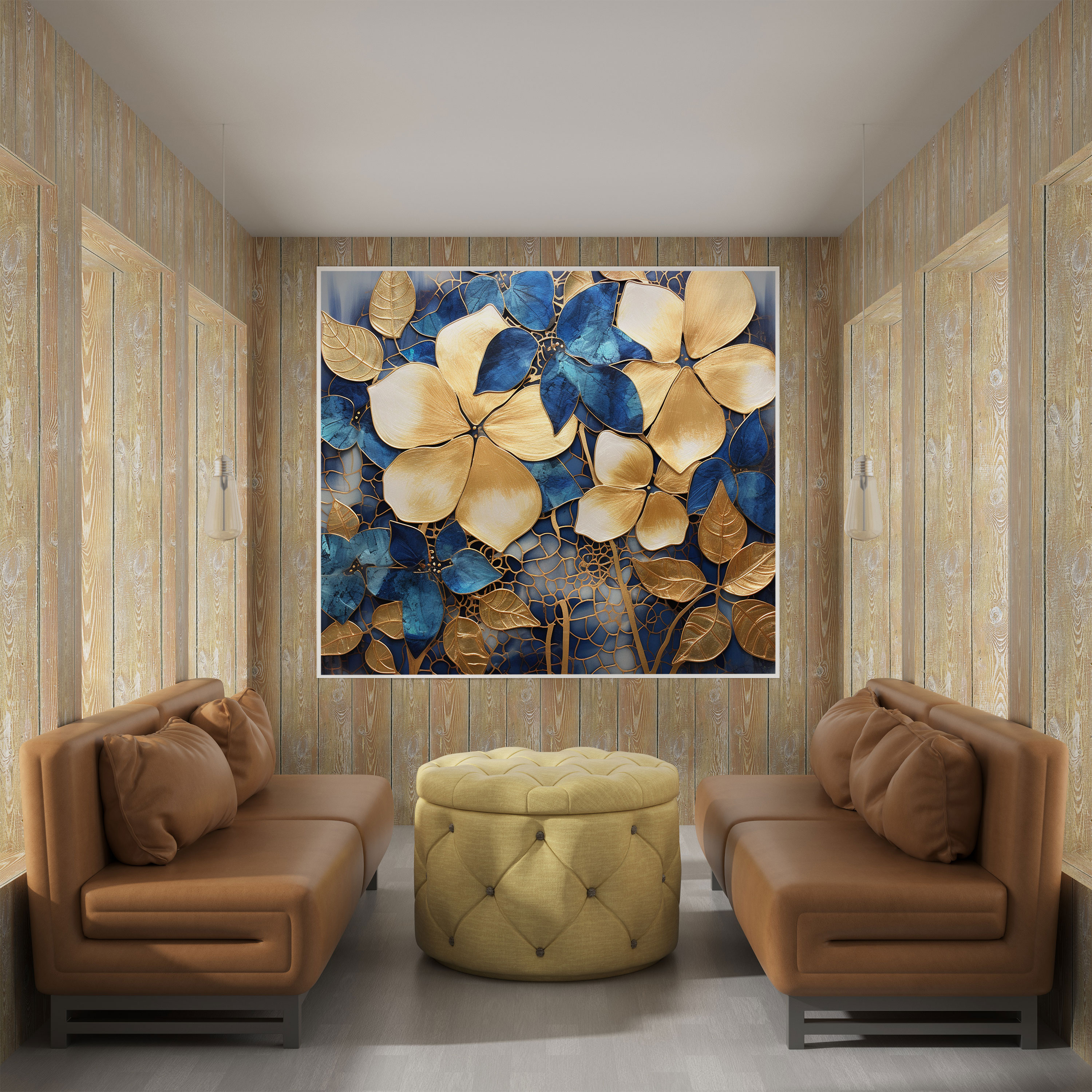 Modern Hydrangea Canvas Print - Hydrangea, Canvas Wall Art, Home Decoration, Wall Art
