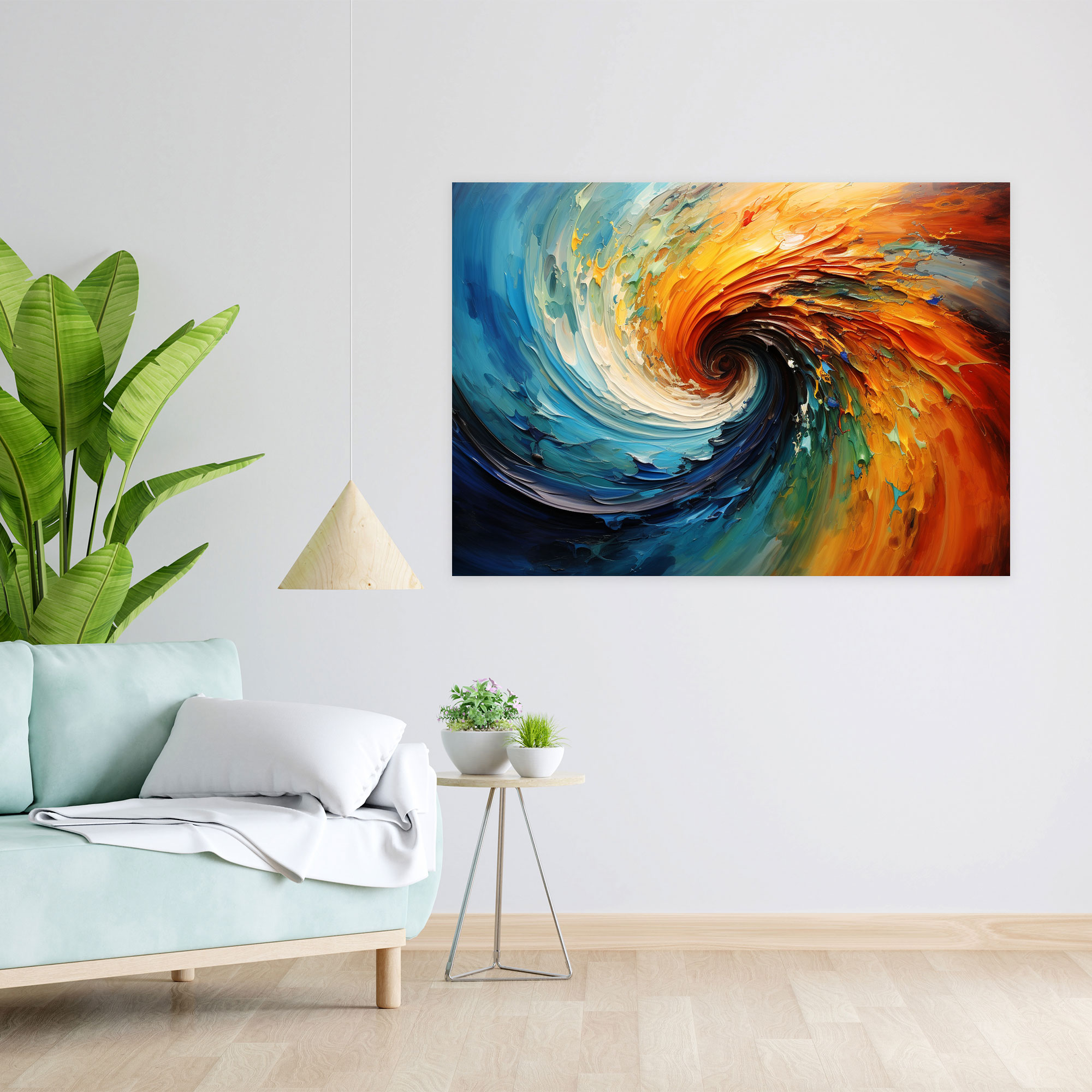 Hypnosis Canvas Print - Hypnosis, Home Decoration, Canvas Wall Art, Hypnotic Spiral