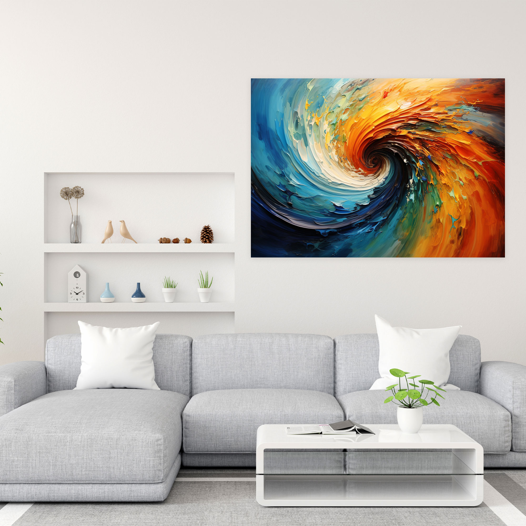 Hypnosis Canvas Print - Hypnosis, Home Decoration, Canvas Wall Art, Hypnotic Spiral