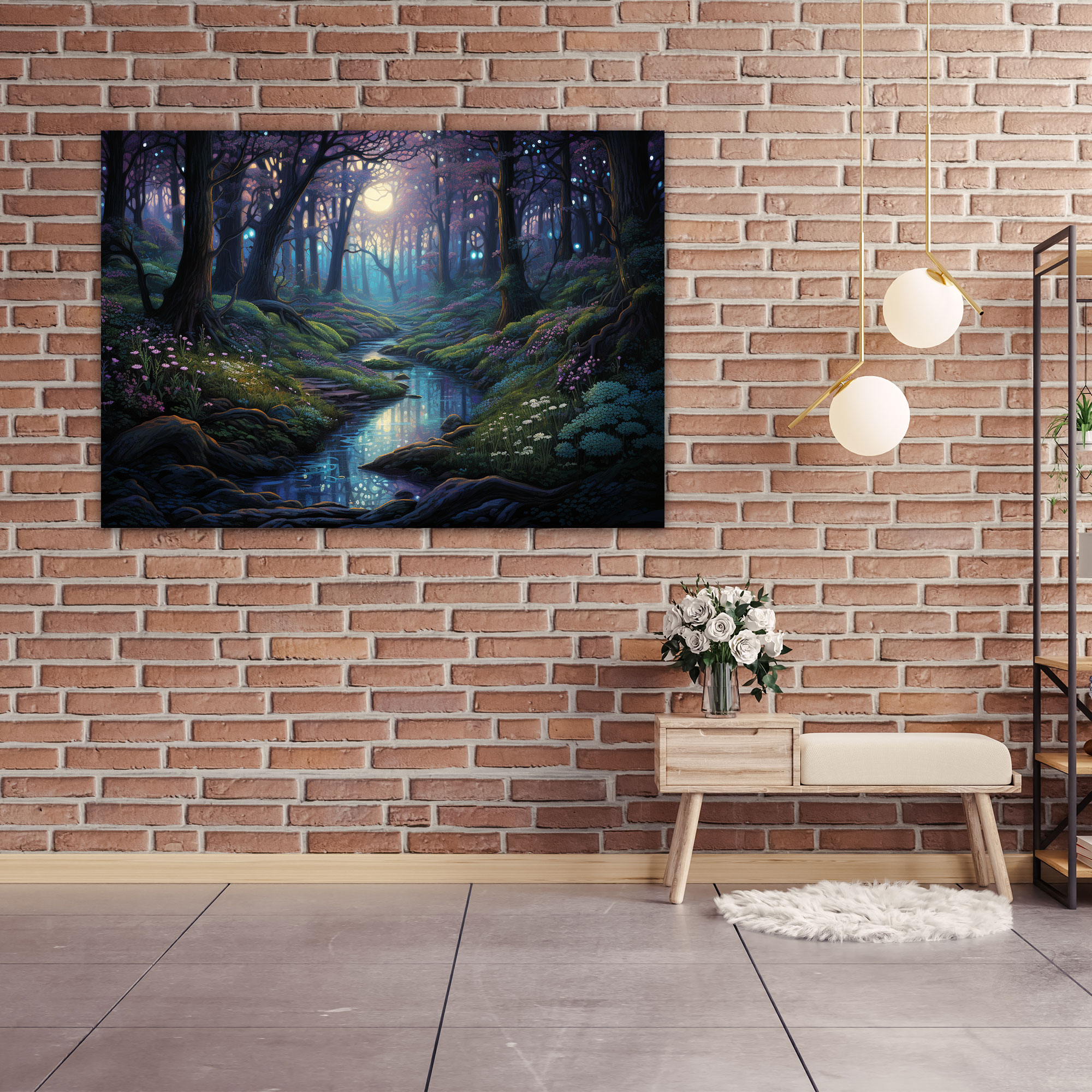 Twilight Whispers Wall Art - Hypnosis, Canvas Wall Art, Ethereal Ambiance, Canvas Print