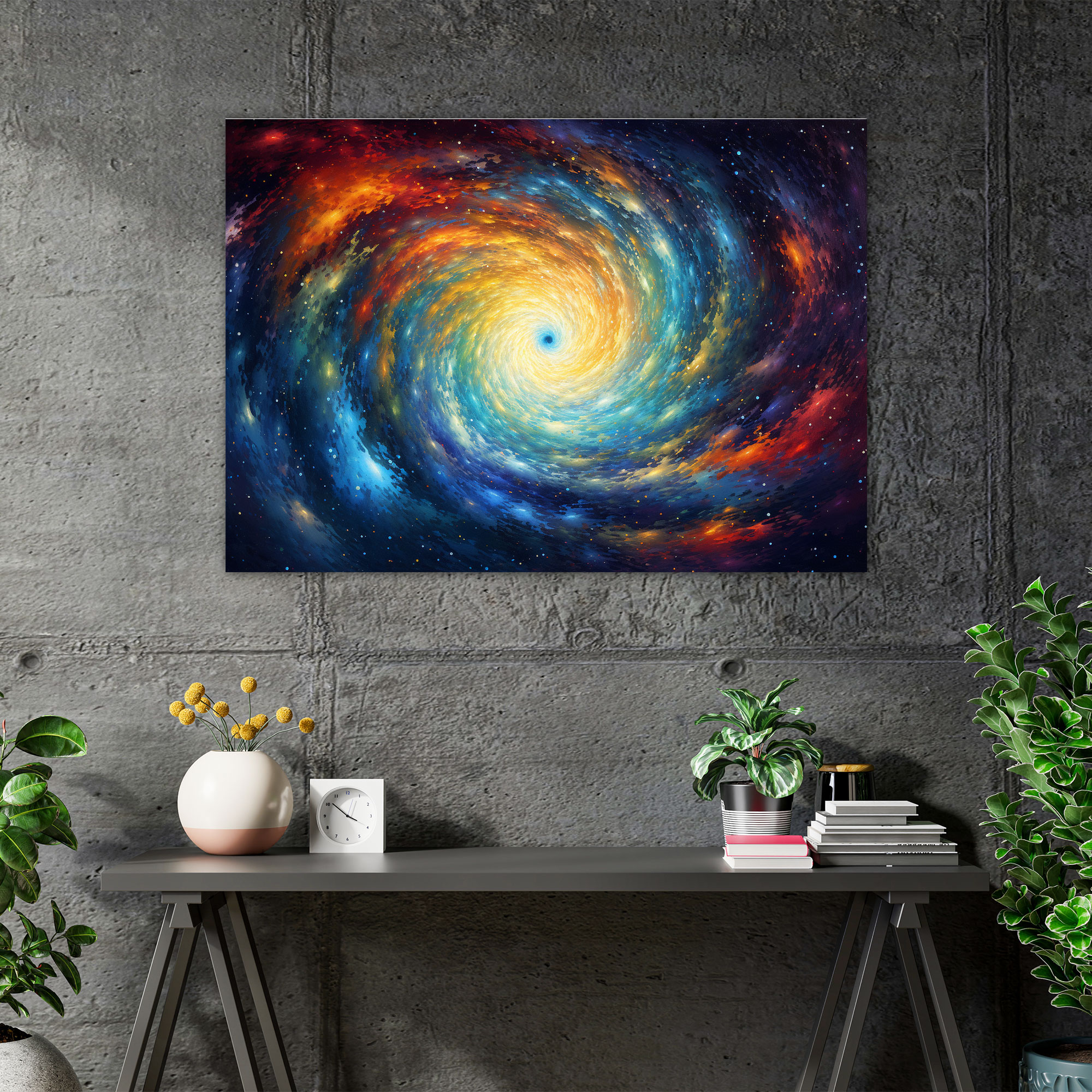 Stellar Hypnosis Canvas Print - Hypnosis, Wall Art, Hypnosis, Hypnotizing Spiral Galaxy