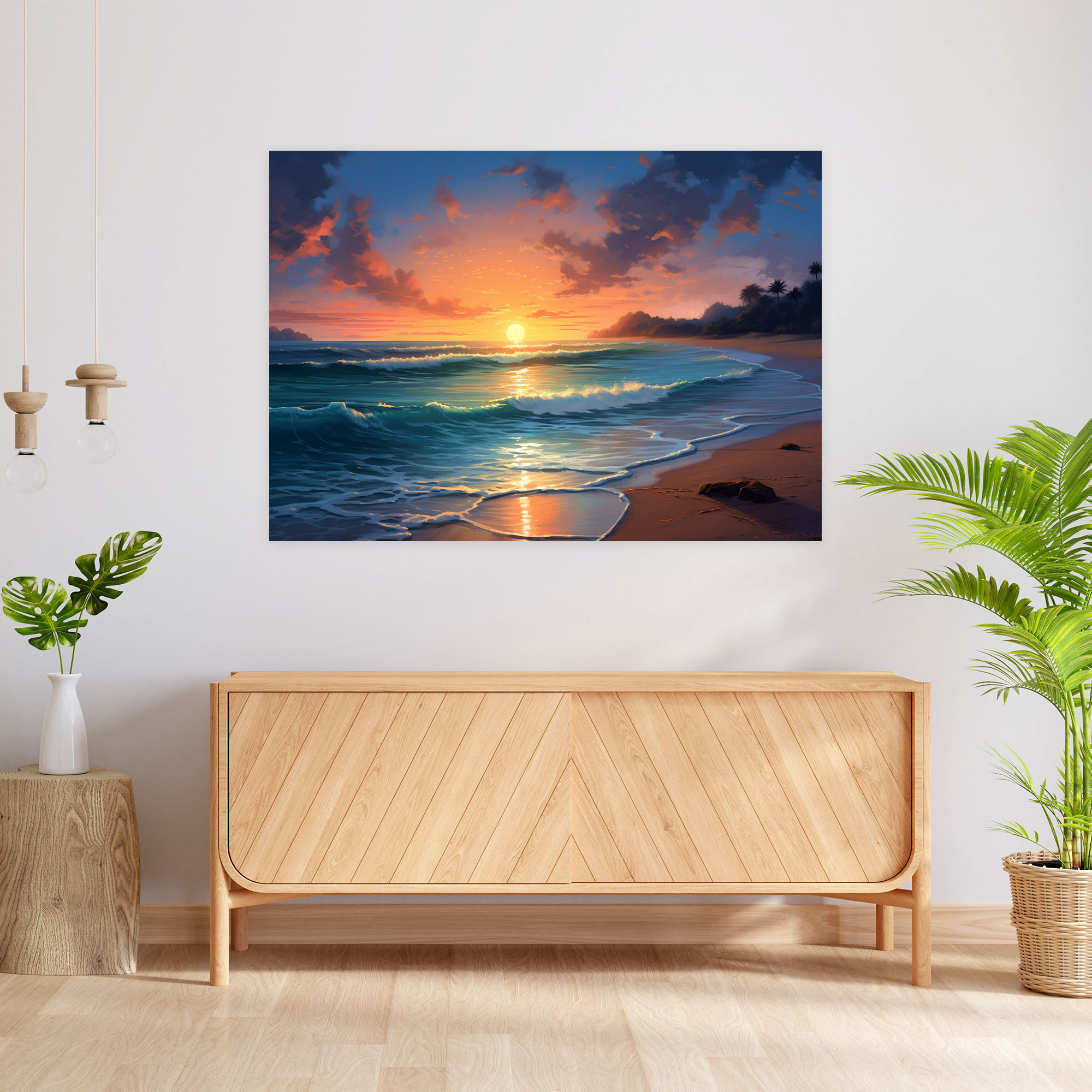 Hypnosis Canvas Print - Hypnosis, Serene Beach, Wall Art, Wall Decoration