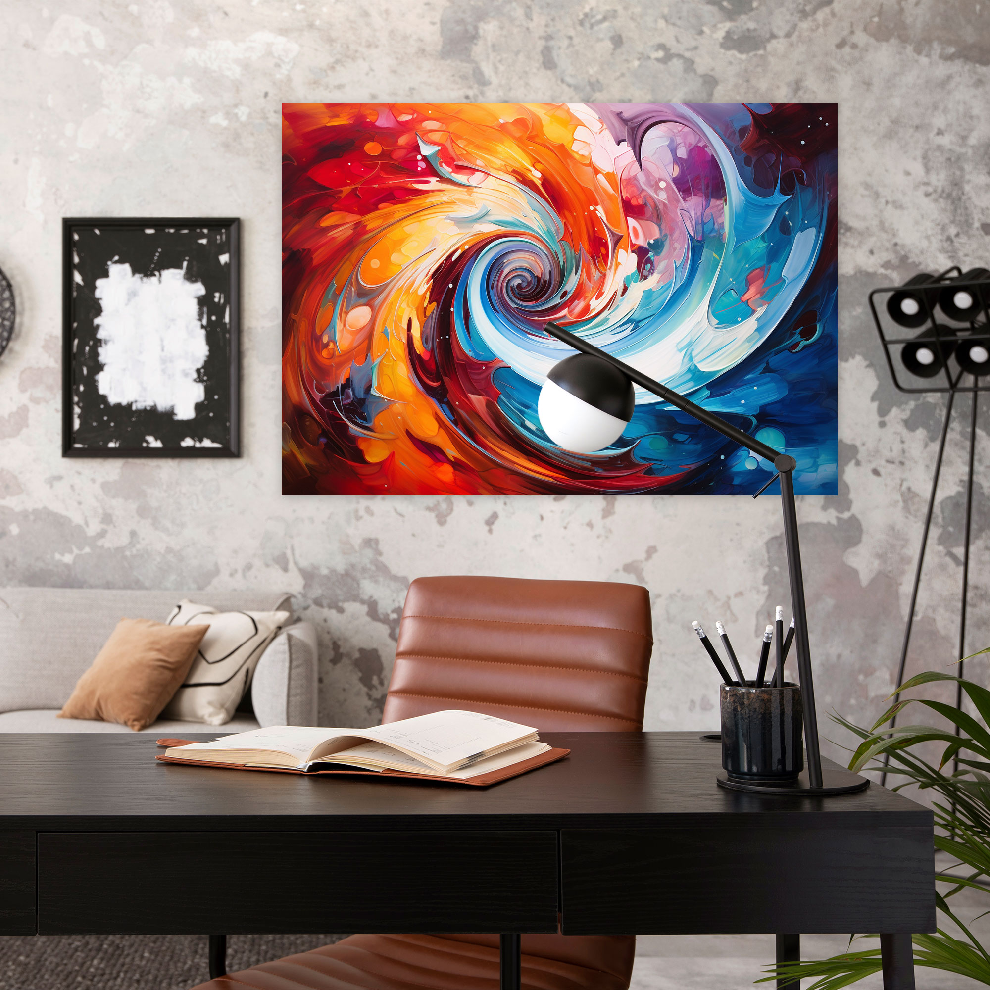 Hypnosis Canvas Print - Hypnosis, Abstract Painting, Canvas, Mesmerizing