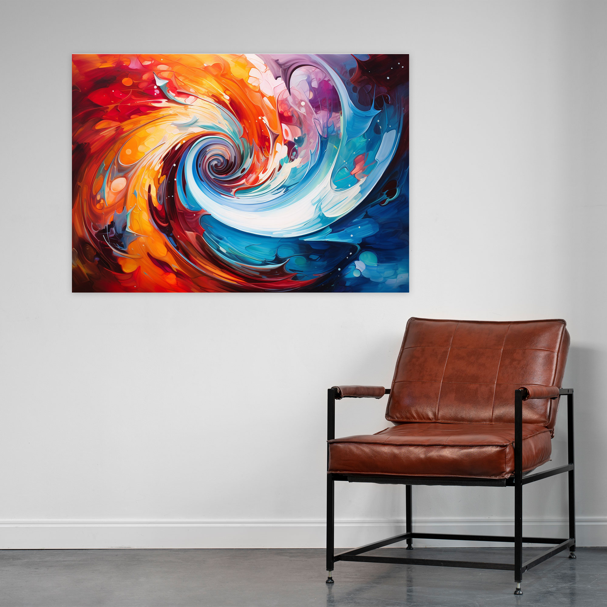 Hypnosis Canvas Print - Hypnosis, Abstract Painting, Canvas, Mesmerizing