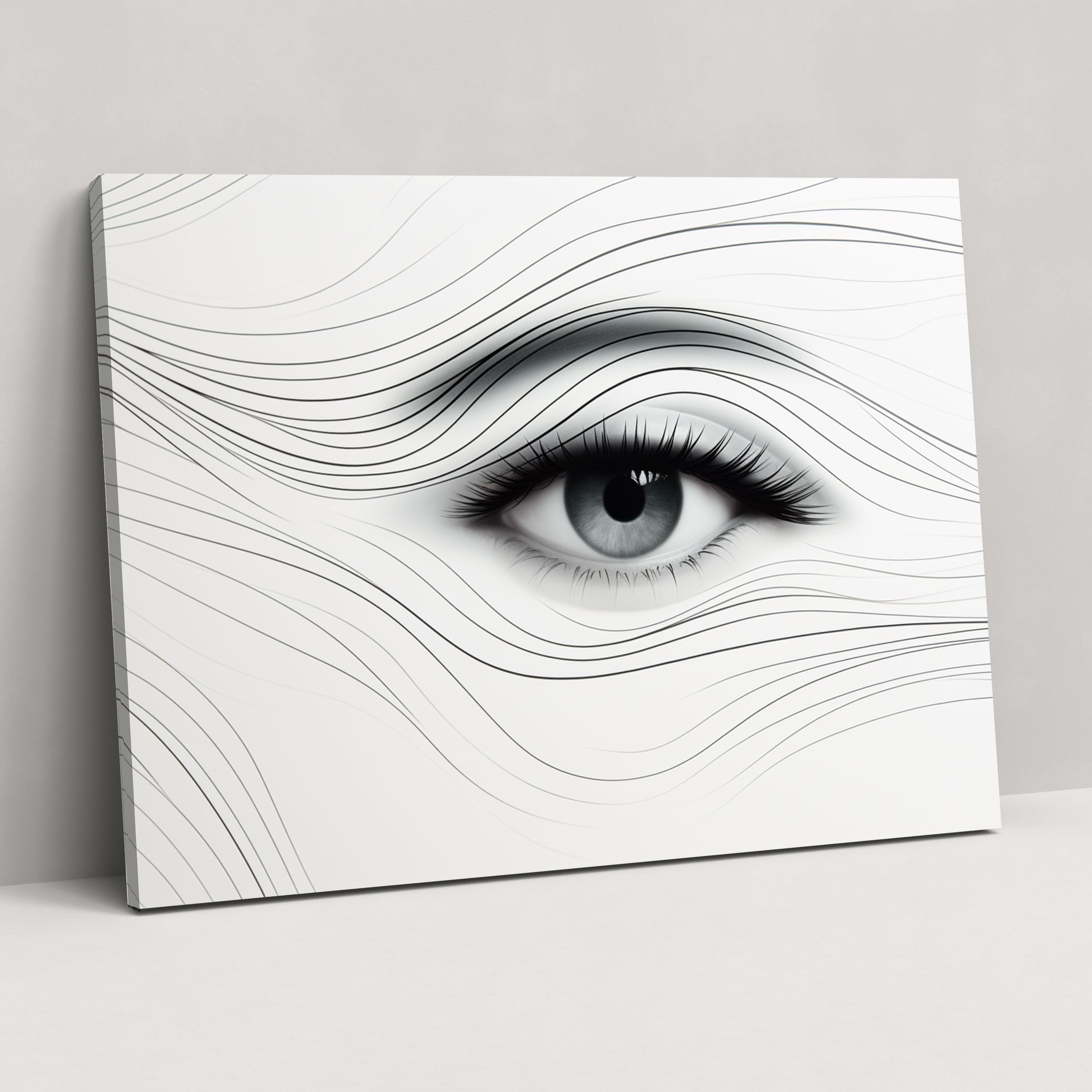 Hypnosis Wall Decoration - Hypnosis, Energy Waves, Canvas Wall Art, Wall Art