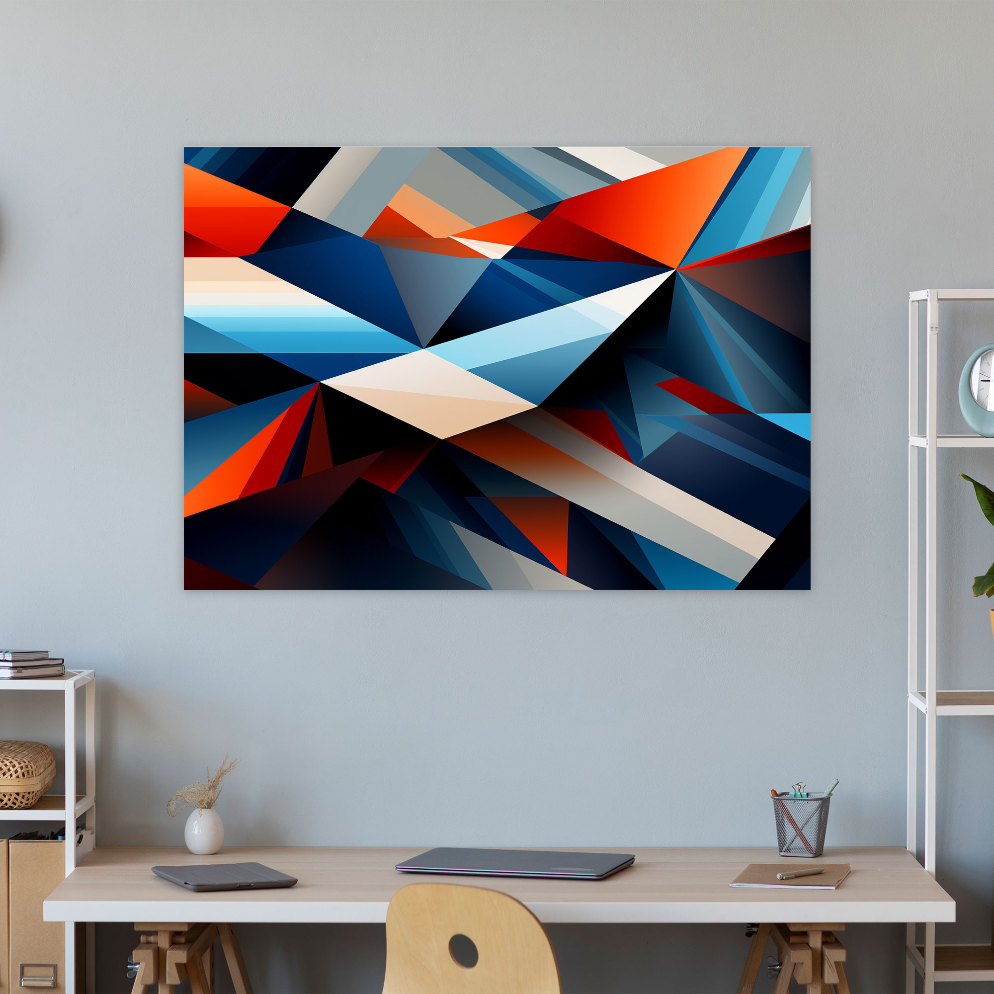 Hypnosis Geometric Canvas Print - Hypnosis, Optical Illusion, Canvas, Geometric Abstract Art