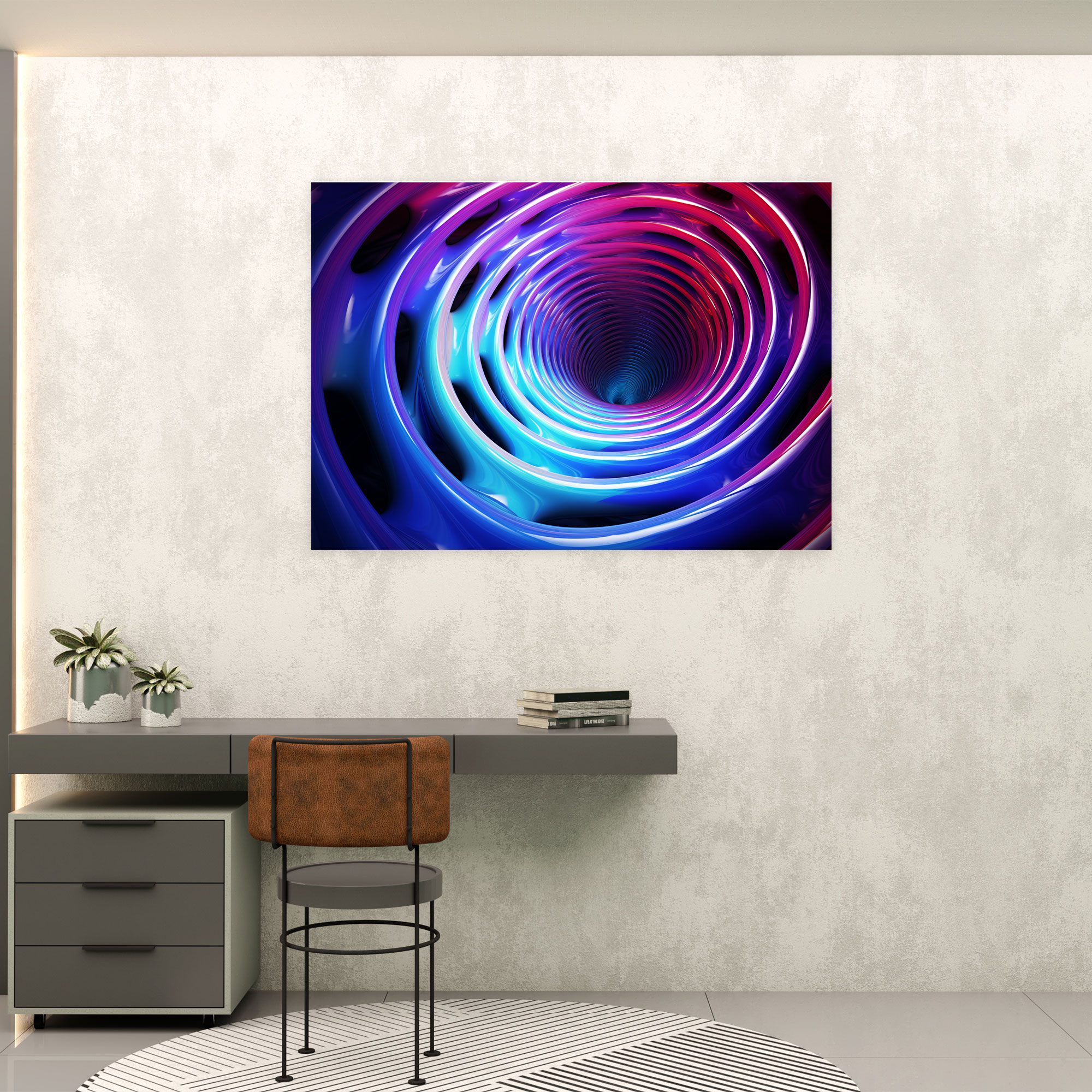 Hypnosis Wall Art - Hypnosis, Swirling Vortex, Home Decoration, Canvas Wall Art