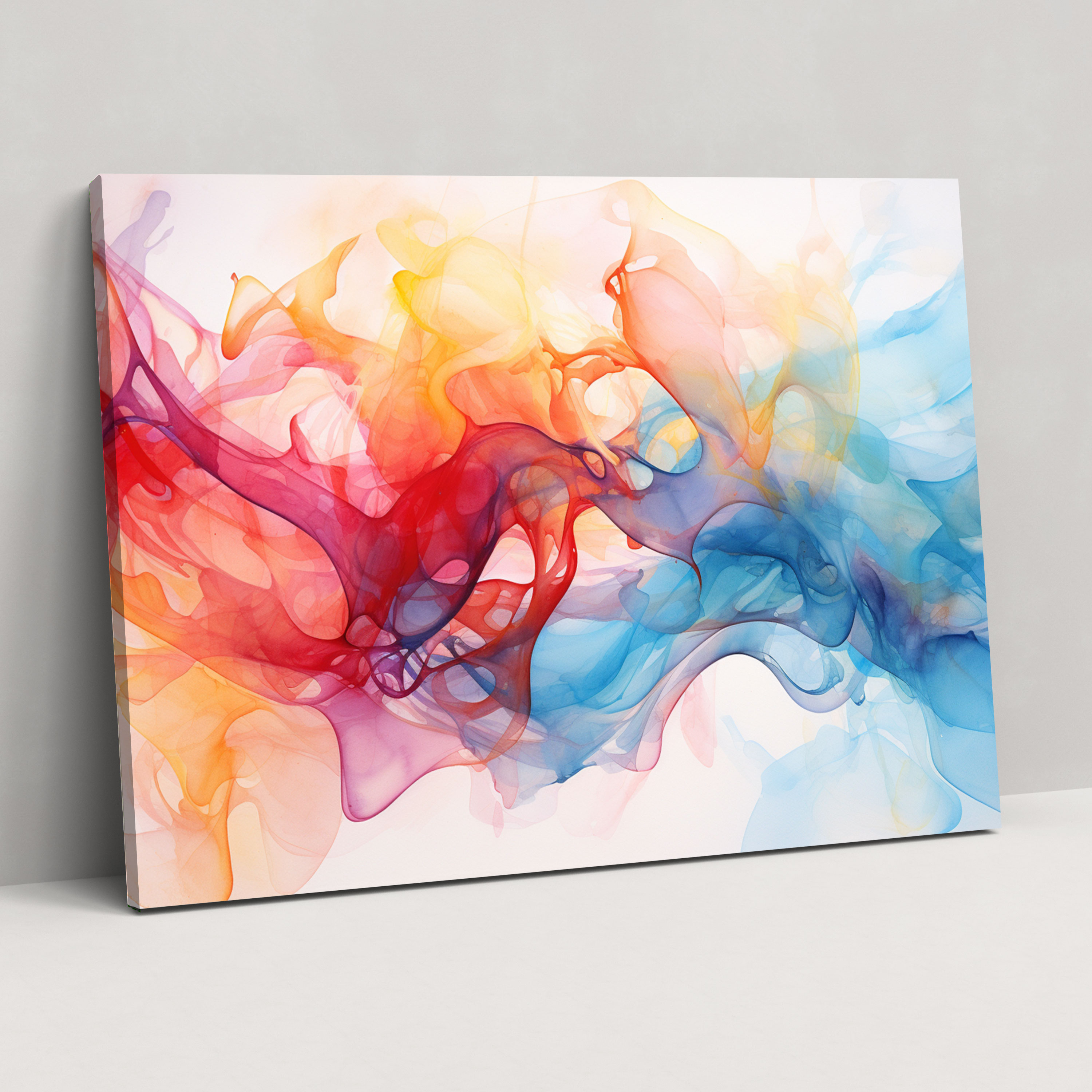 Hypnosis Wall Art - Hypnosis, Canvas, Home Decoration, Swirling Shapes