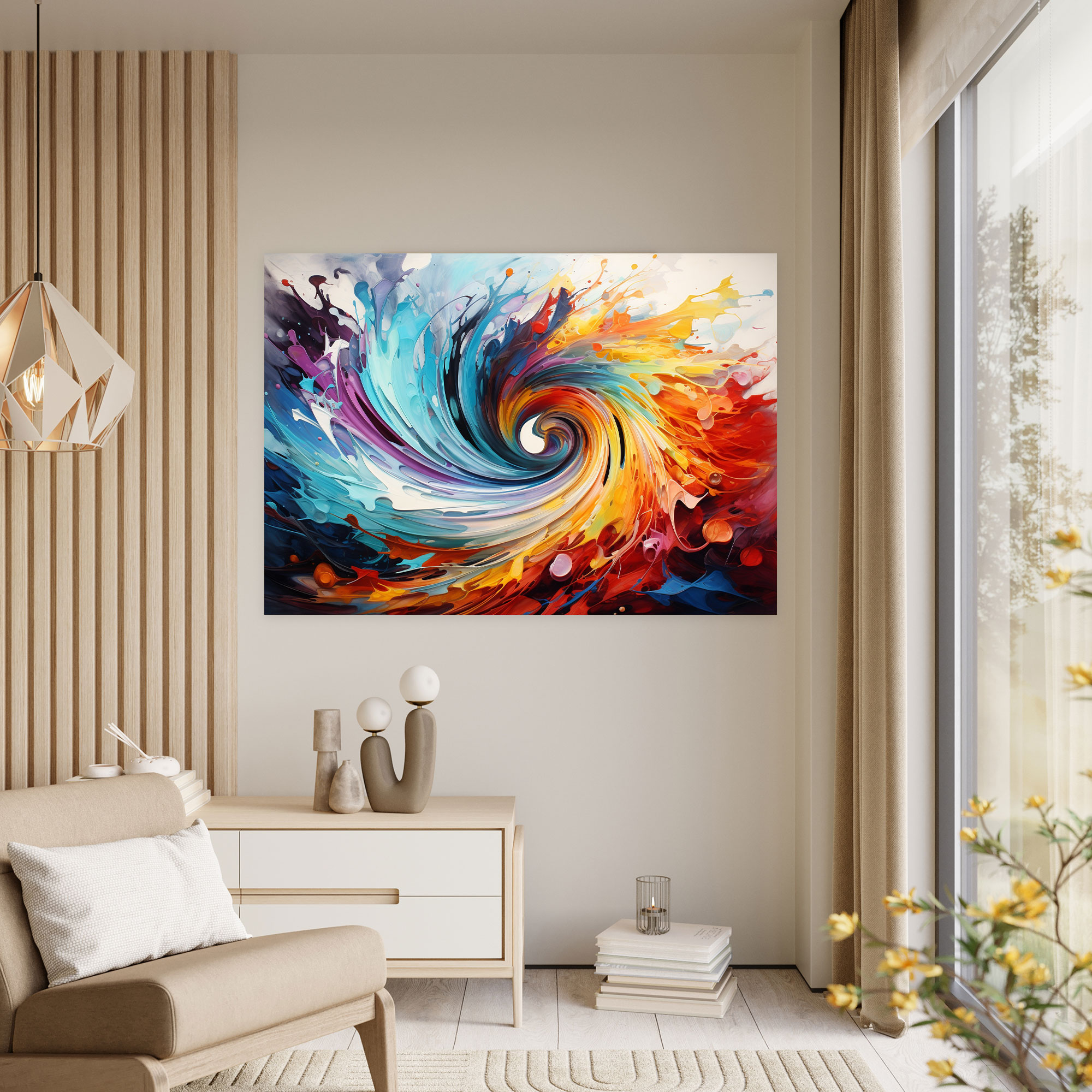 Hypnosis Canvas Print - Hypnosis, Wall Art, Swirling Vortex, Abstract Art