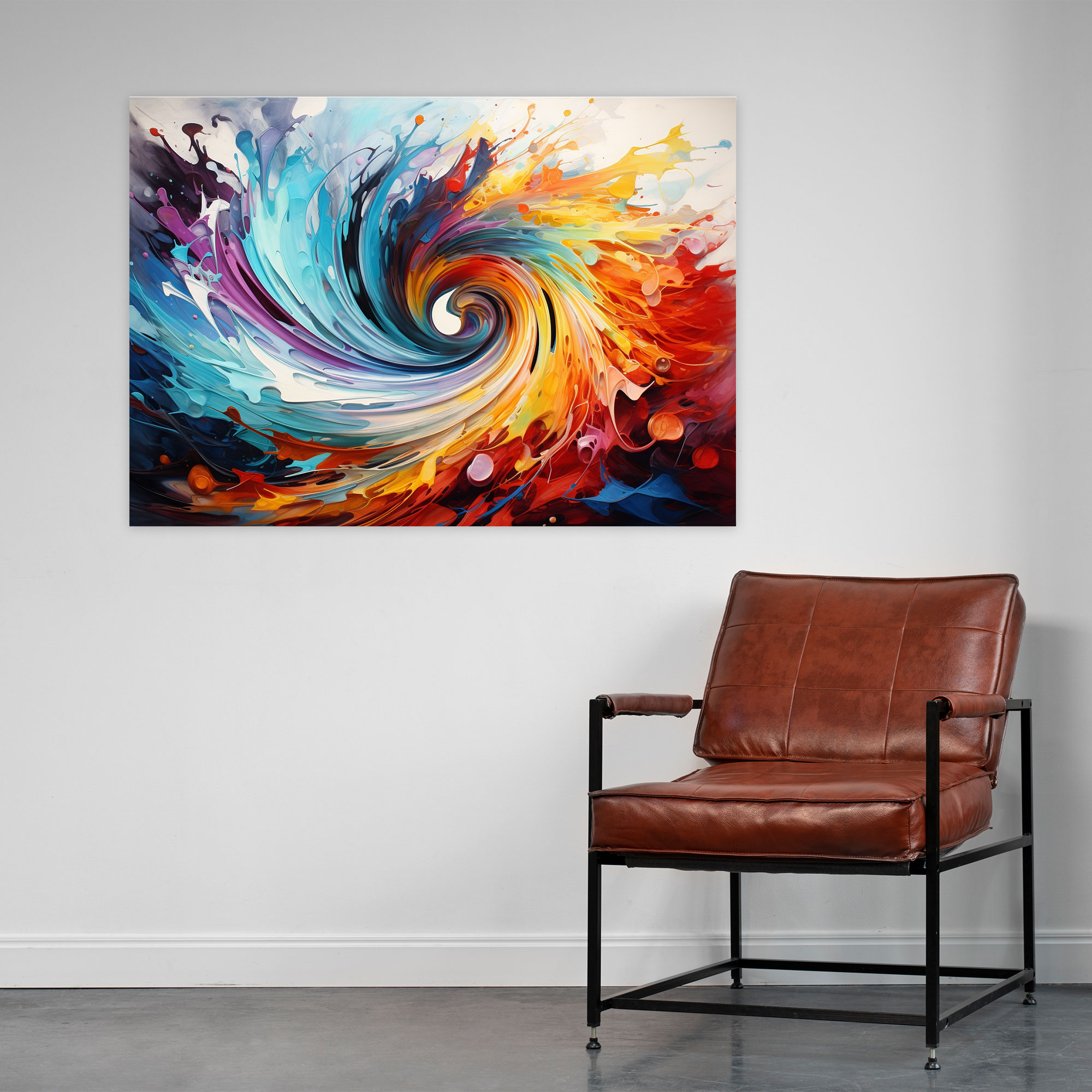 Hypnosis Canvas Print - Hypnosis, Wall Art, Swirling Vortex, Abstract Art