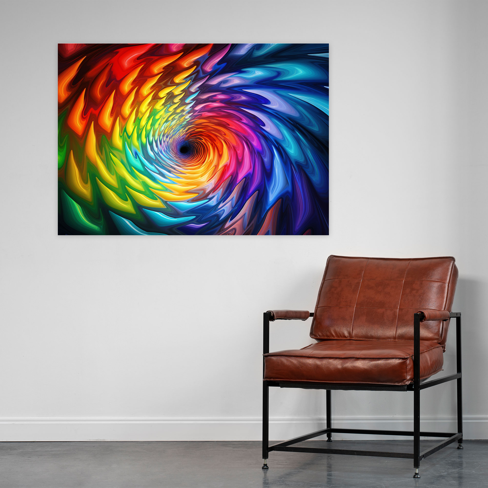 Hypnotic Trance Canvas Print - Hypnosis, Hypnotic Trance, Psychedelic Painting, Canvas Print