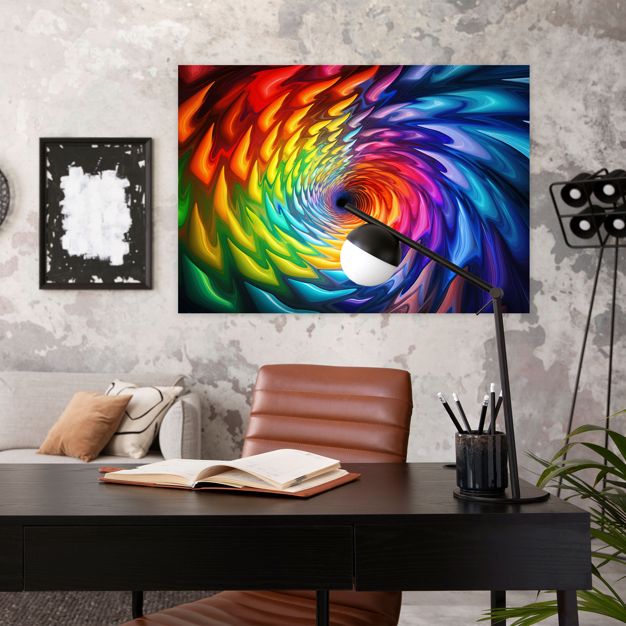 Hypnotic Trance Canvas Print - Hypnosis, Hypnotic Trance, Psychedelic Painting, Canvas Print