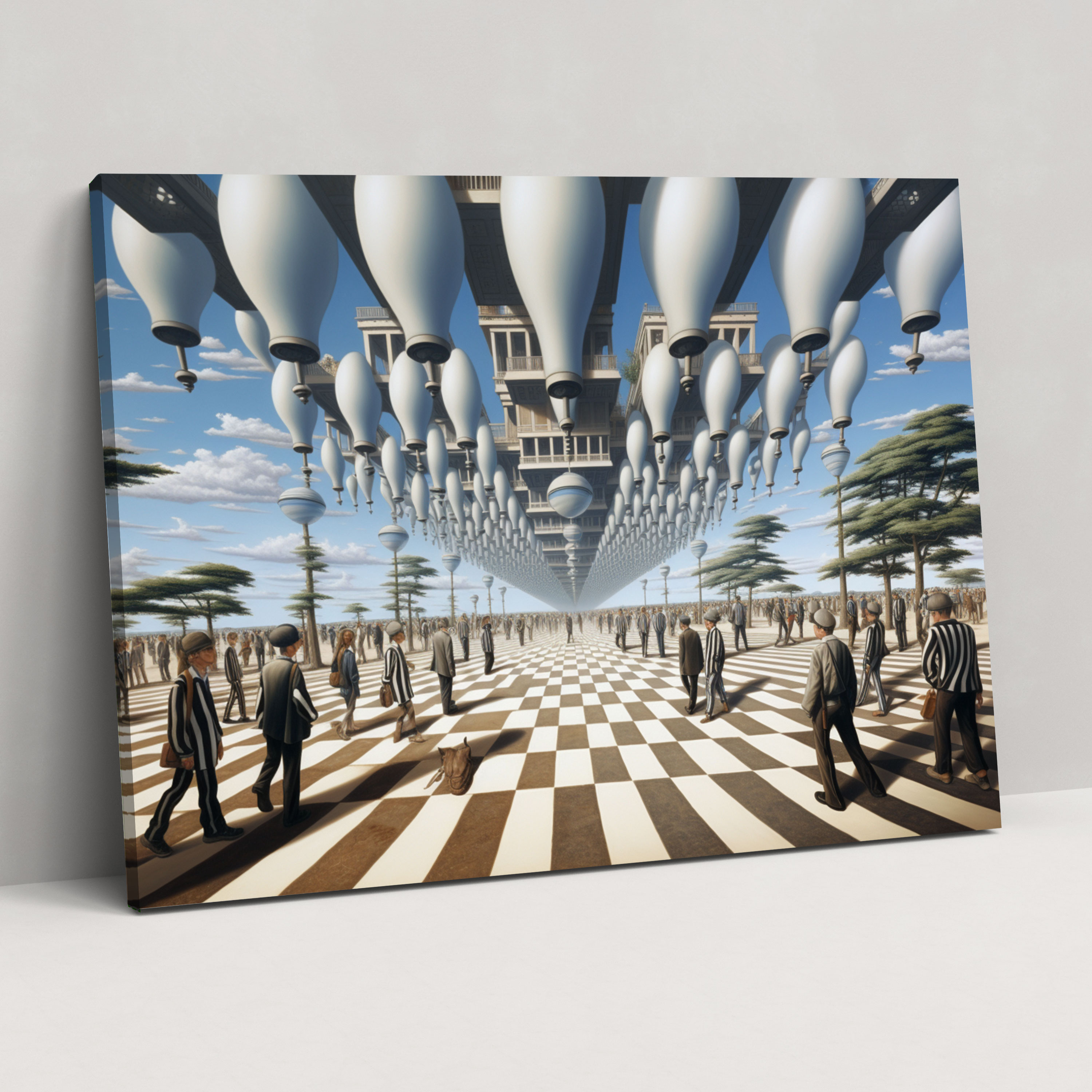 Mind-Bending Illusion Canvas Print - Hypnosis, Mind-Bending Picture, Hypnosis, Perception