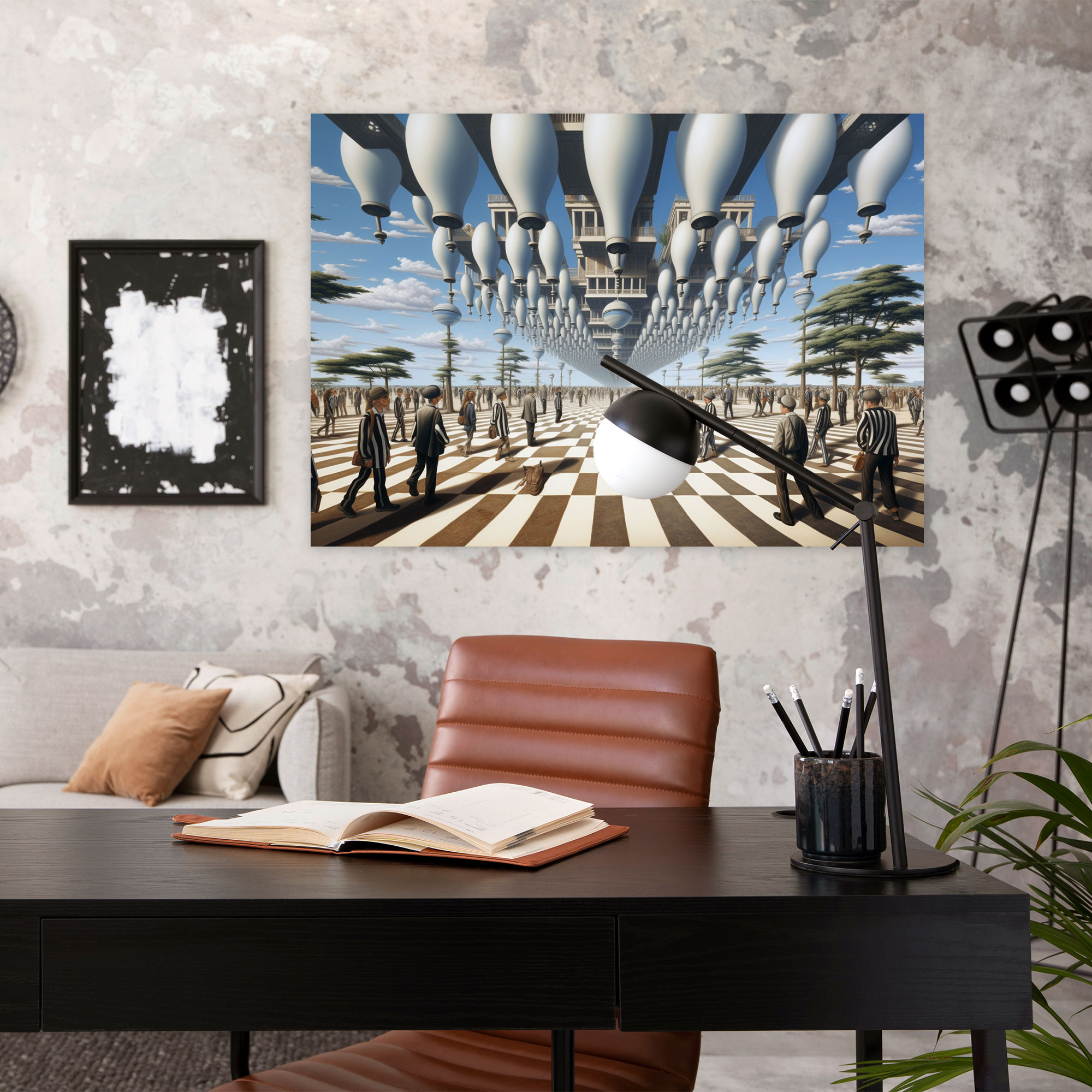 Mind-Bending Illusion Canvas Print - Hypnosis, Mind-Bending Picture, Hypnosis, Perception