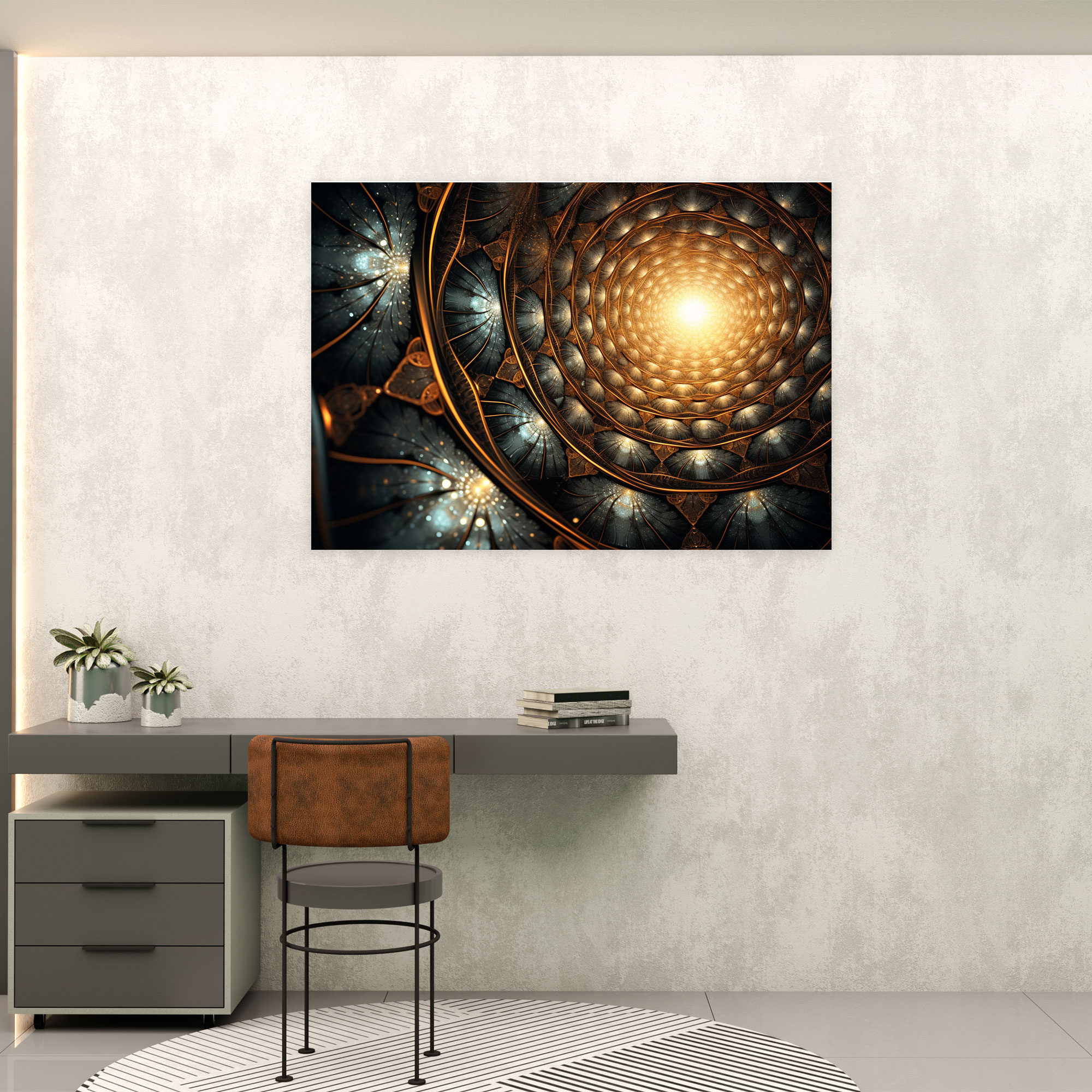 Hypnotic Fractal Canvas Print - Hypnosis, Canvas Print, Hypnosis, Intricate Art