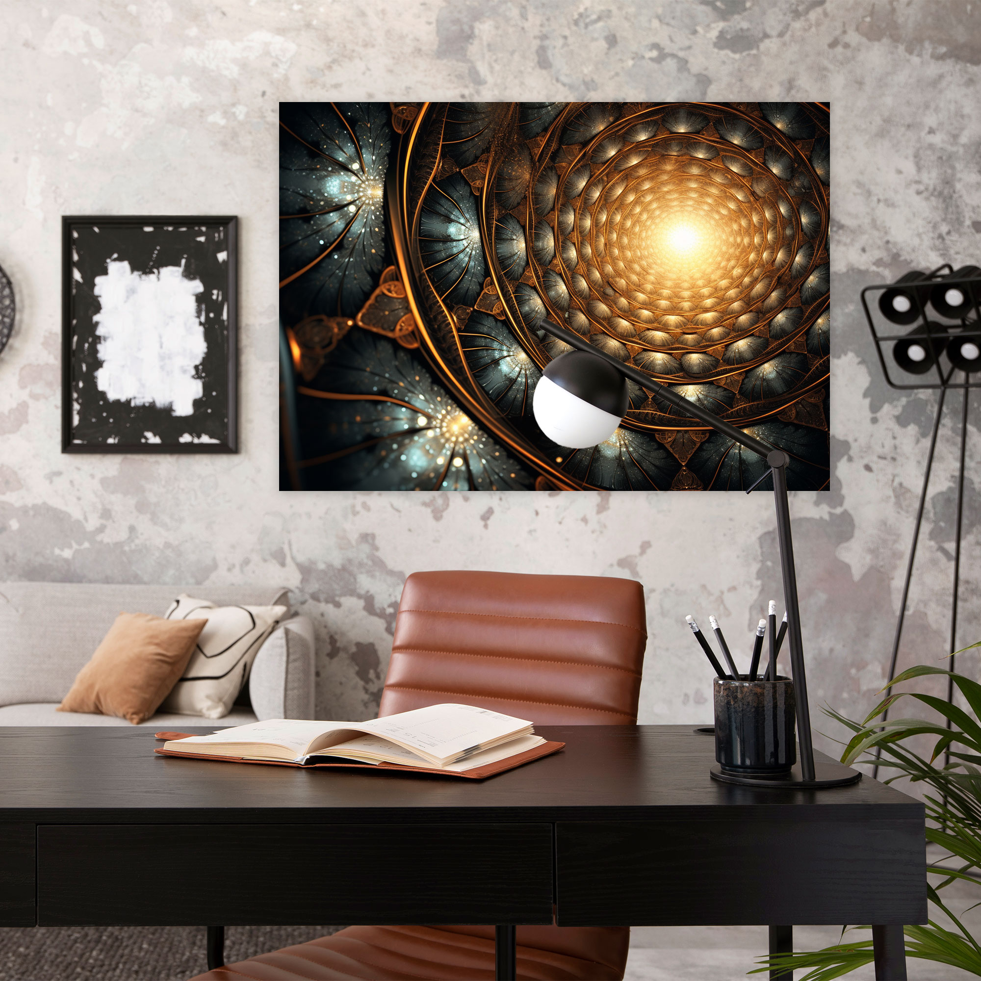Hypnotic Fractal Canvas Print - Hypnosis, Canvas Print, Hypnosis, Intricate Art