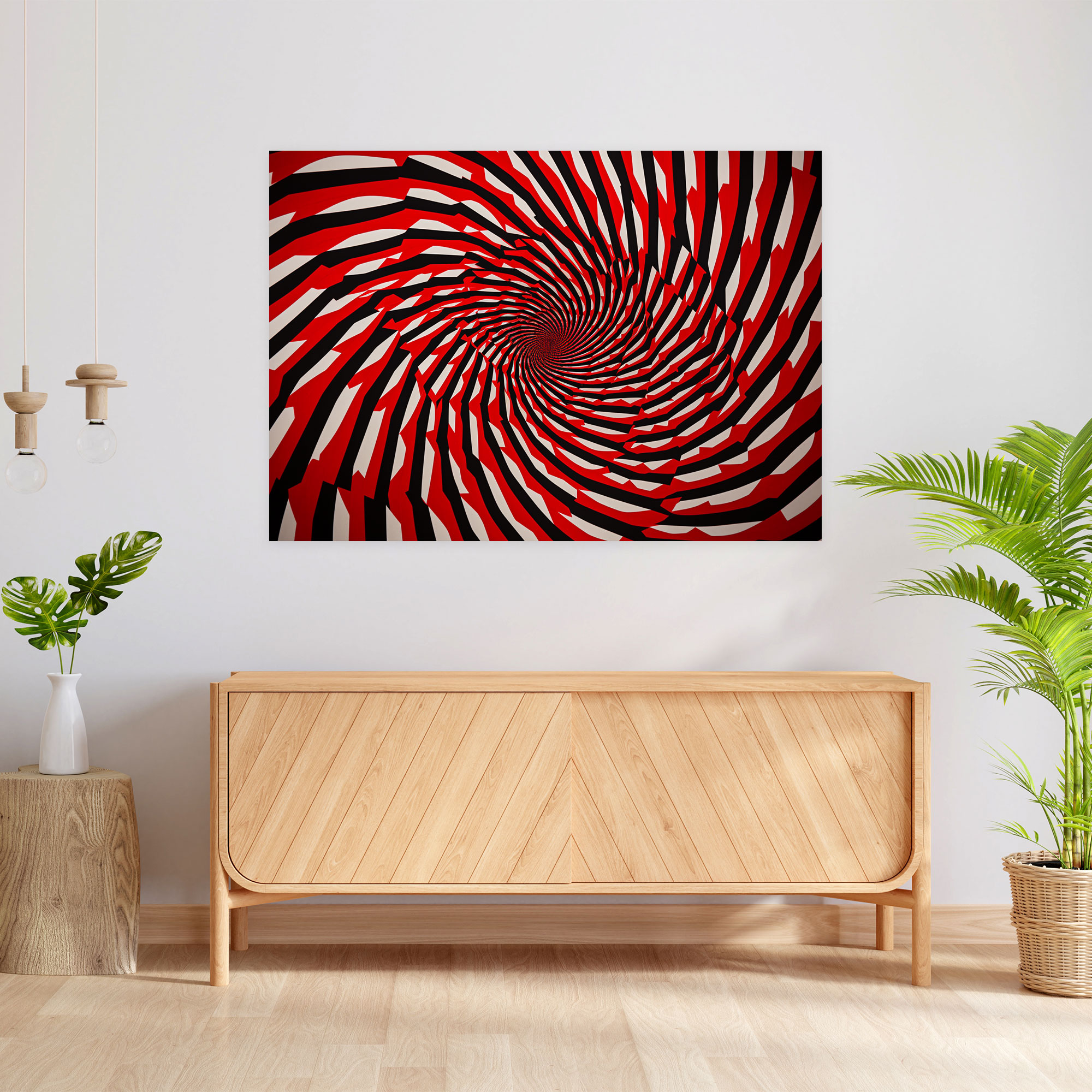 Center Stage Hypnotic Canvas Print - Hypnosis, Classic Symbol, Mesmerism, Wall Art