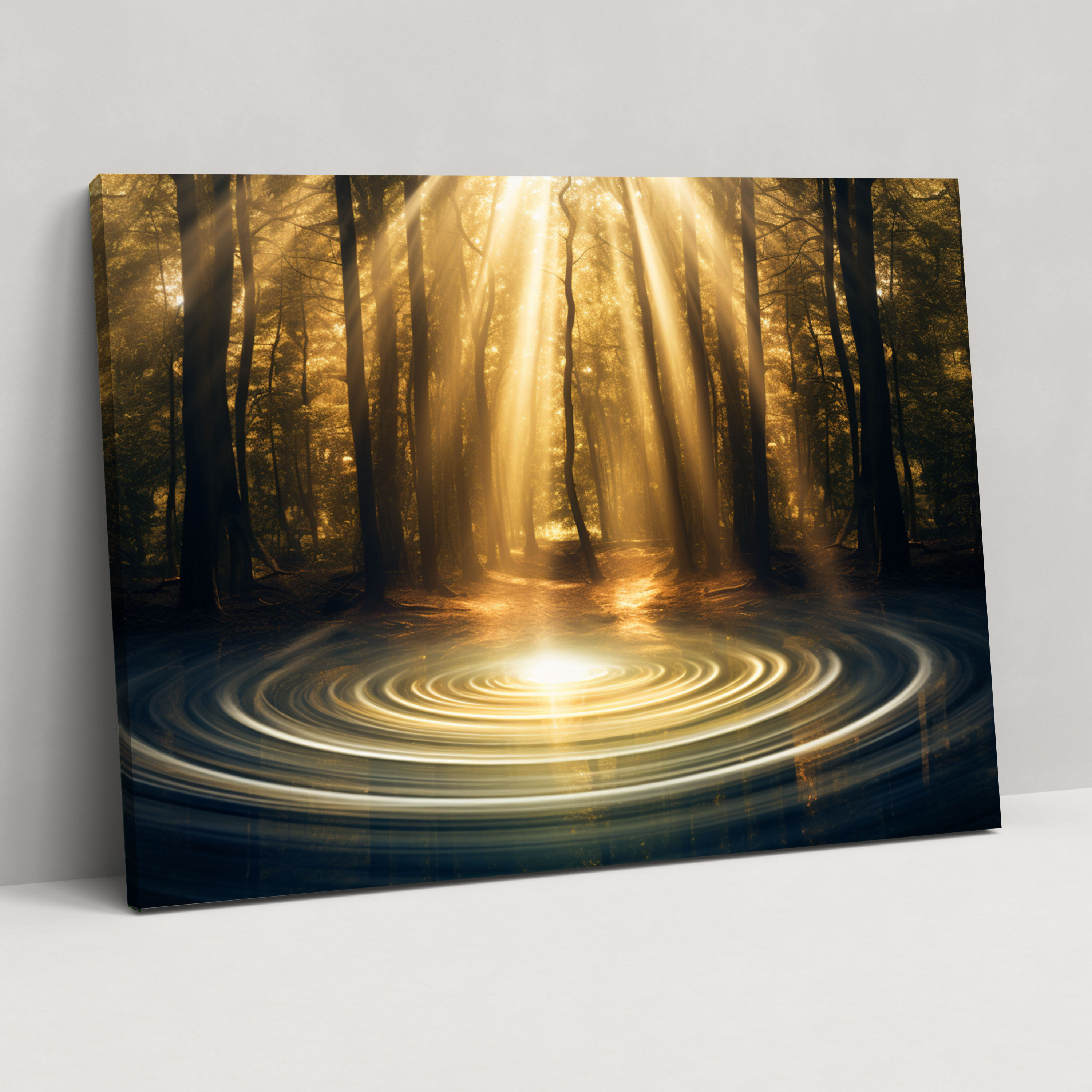 Hypnotic Forest Canvas Print - Hypnosis, Home Decoration, Canvas Print, Hypnosis