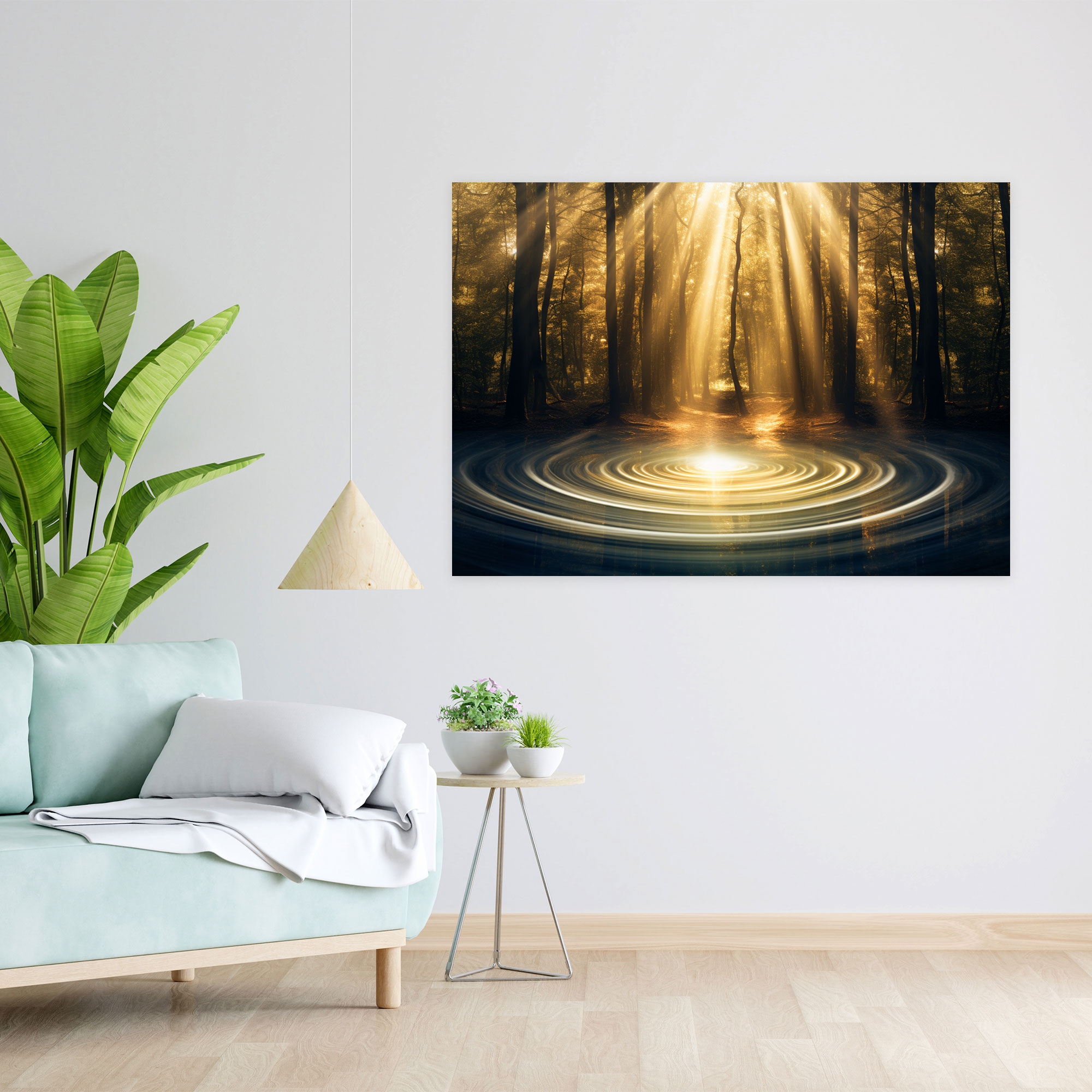 Hypnotic Forest Canvas Print - Hypnosis, Home Decoration, Canvas Print, Hypnosis