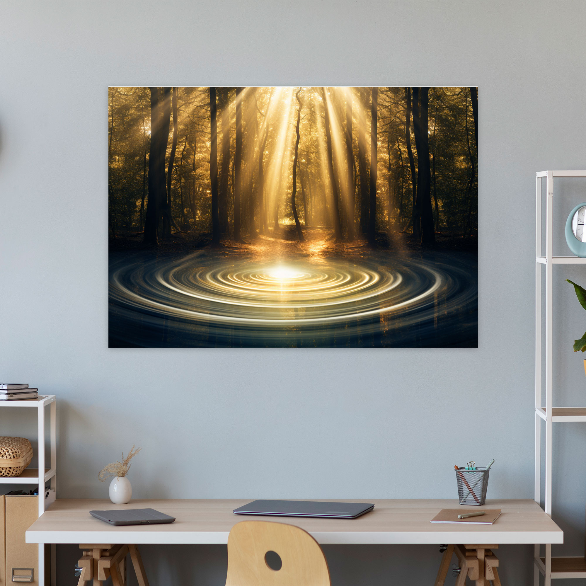 Hypnotic Forest Canvas Print - Hypnosis, Home Decoration, Canvas Print, Hypnosis