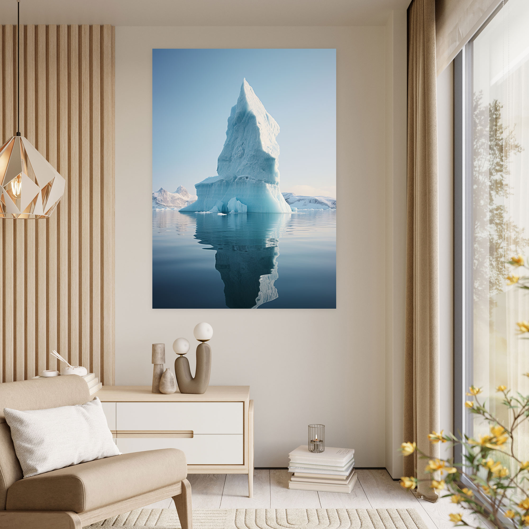 Iceberg Wall Decoration - Iceberg, Home Decoration, Canvas, Realistic Photograph