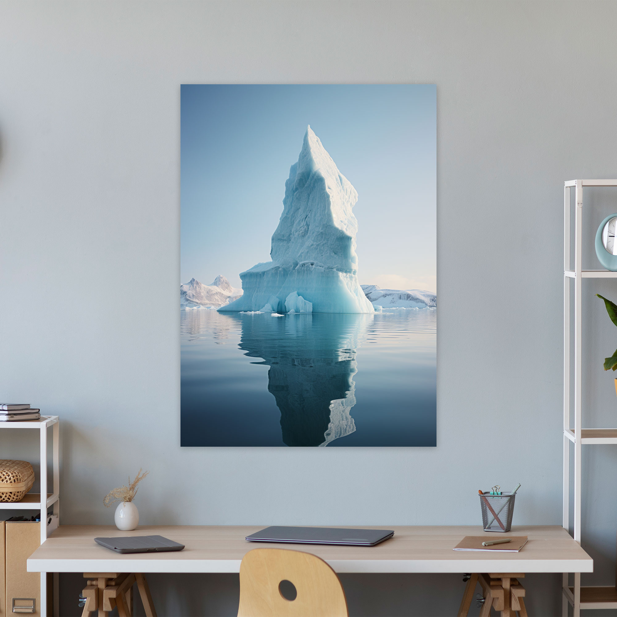 Iceberg Wall Decoration - Iceberg, Home Decoration, Canvas, Realistic Photograph