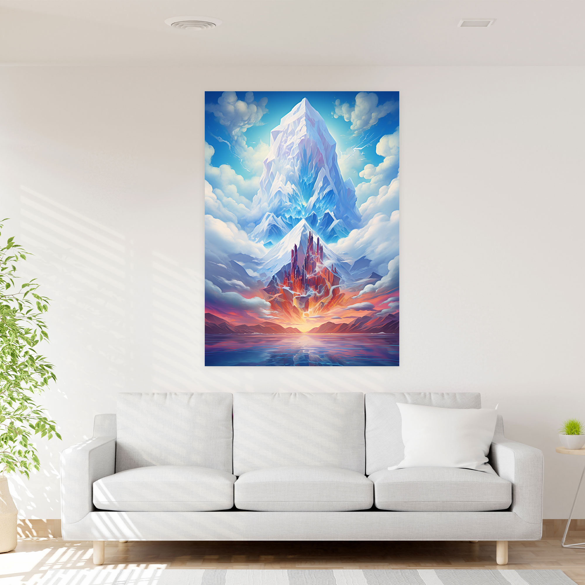 Iceberg Wall Decoration - Iceberg, Floating Iceberg, Canvas, Wall Decoration
