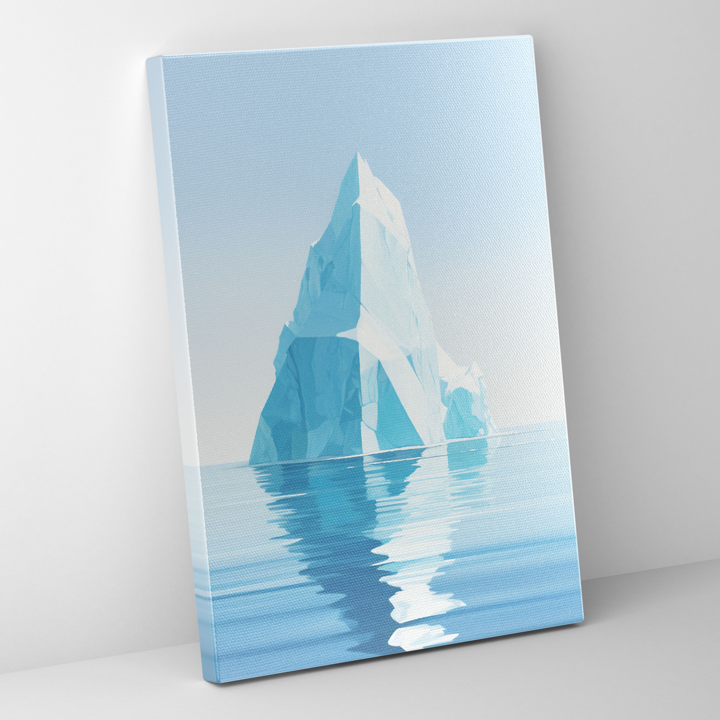 Tranquil Iceberg Canvas Print - Iceberg, Tranquil Iceberg Canvas Print, Tranquility, Vast Ocean