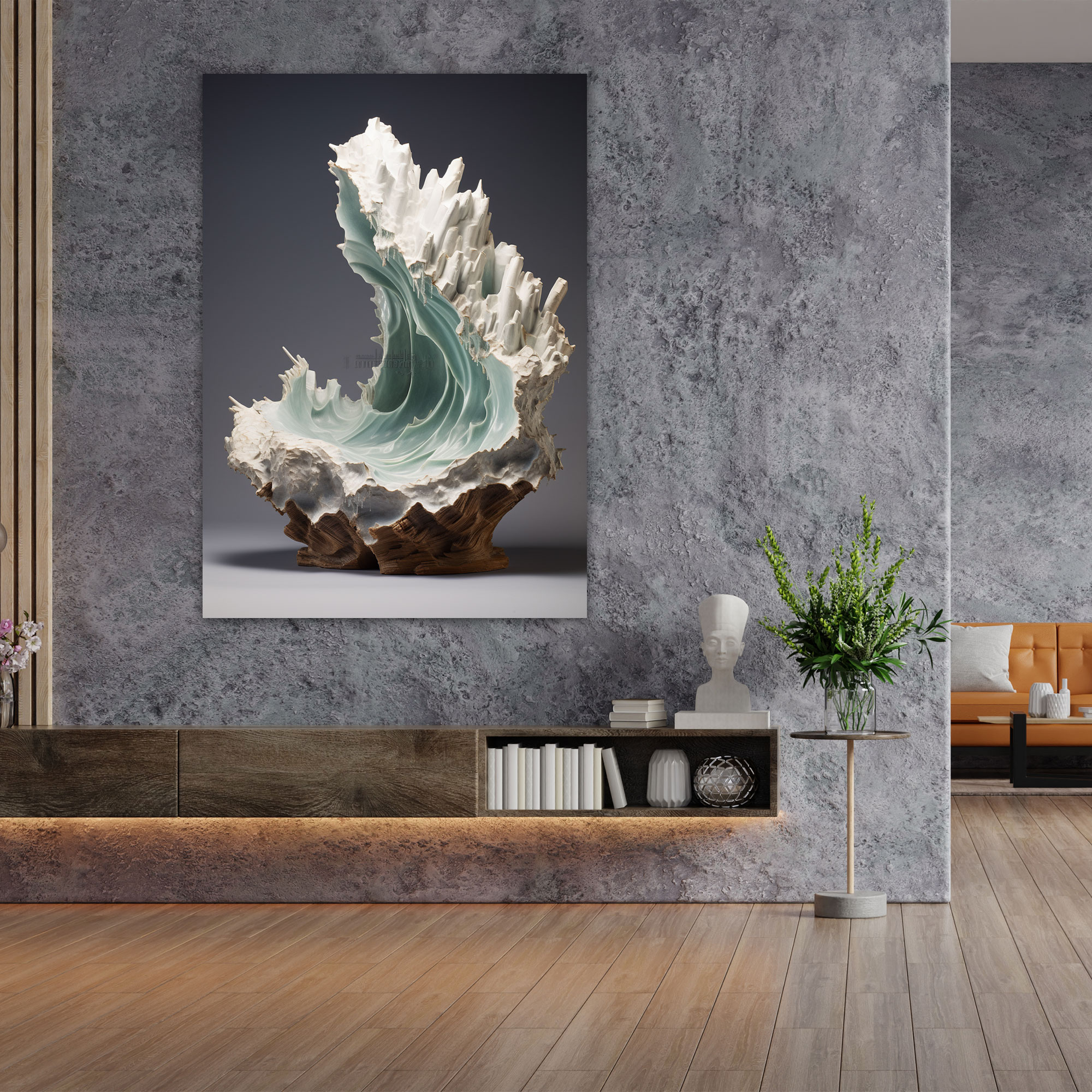 Realistic Iceberg Wall Decoration - Iceberg, Texture, Realistic Iceberg Wall Decoration, Home Decoration
