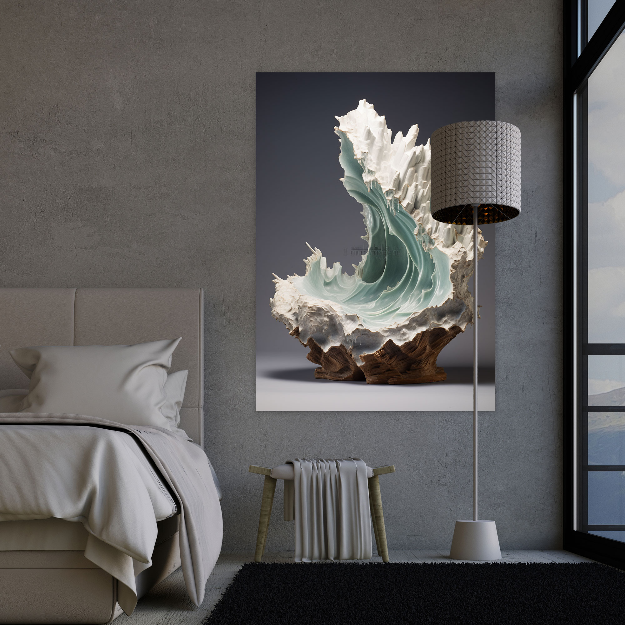 Realistic Iceberg Wall Decoration - Iceberg, Texture, Realistic Iceberg Wall Decoration, Home Decoration