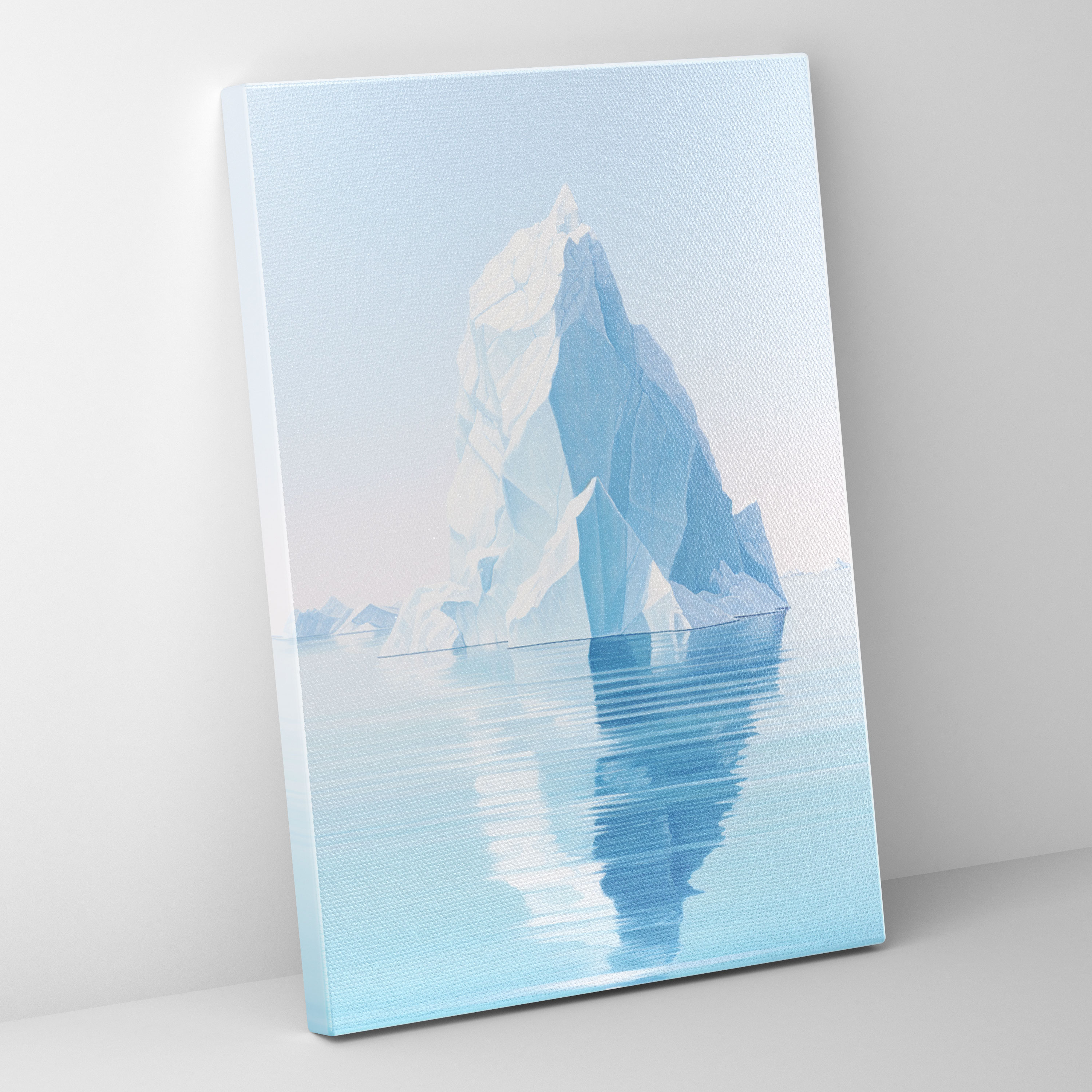 Reflecting Iceberg Canvas Print - Iceberg, Reflecting Iceberg, Wall Decoration, Wall Art