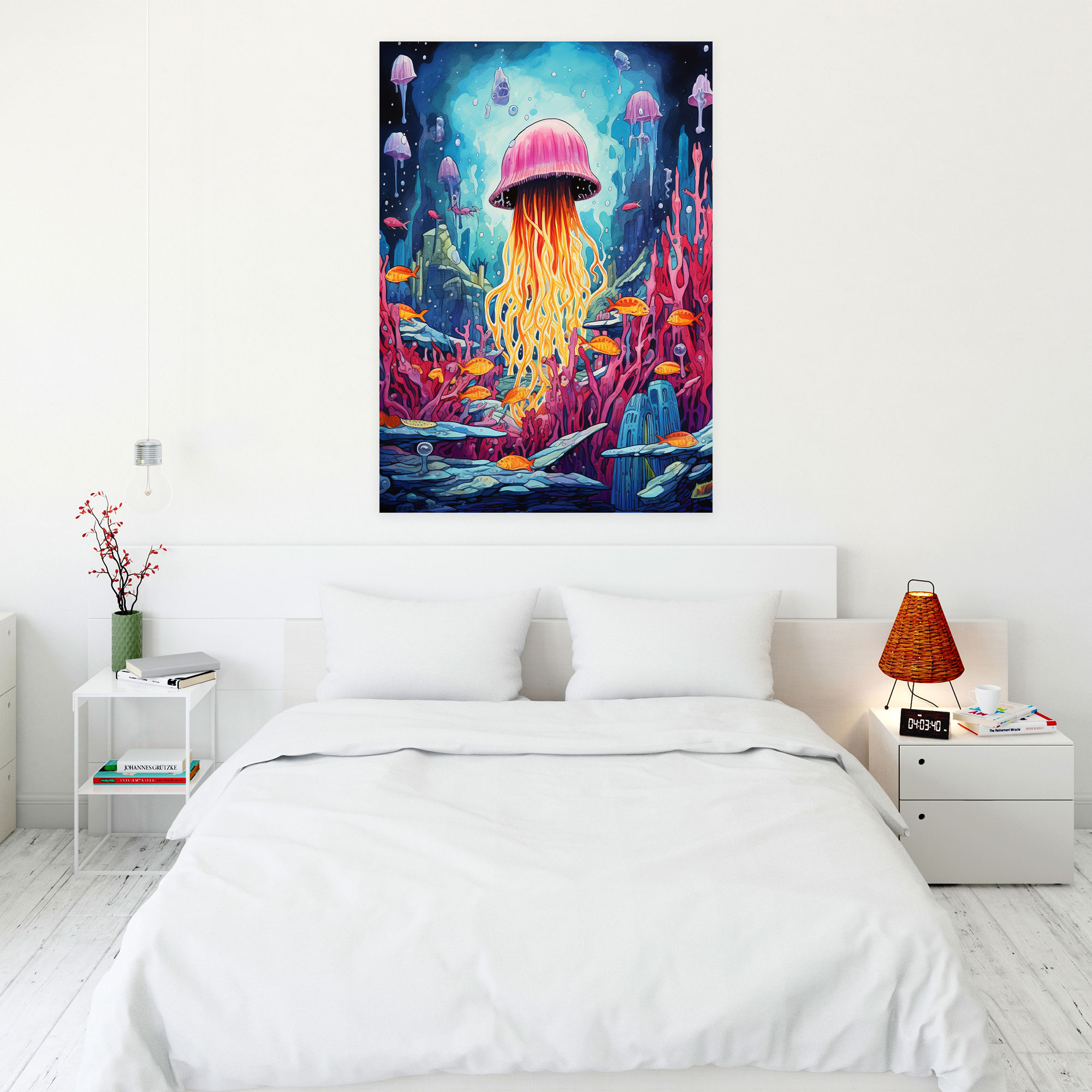Penguin On Iceberg Canvas Print - Iceberg, Wall Decoration, Iceberg, Home Decoration