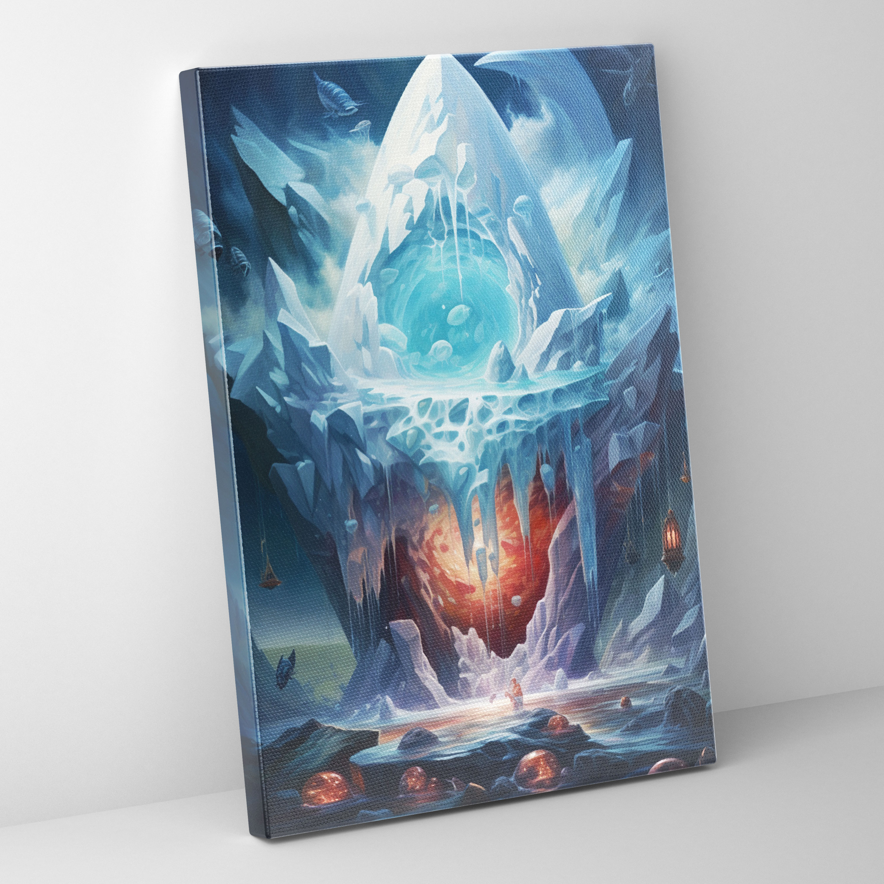 Hidden Treasures Canvas Print - Iceberg, Canvas, Magical Elements, Hidden Treasures