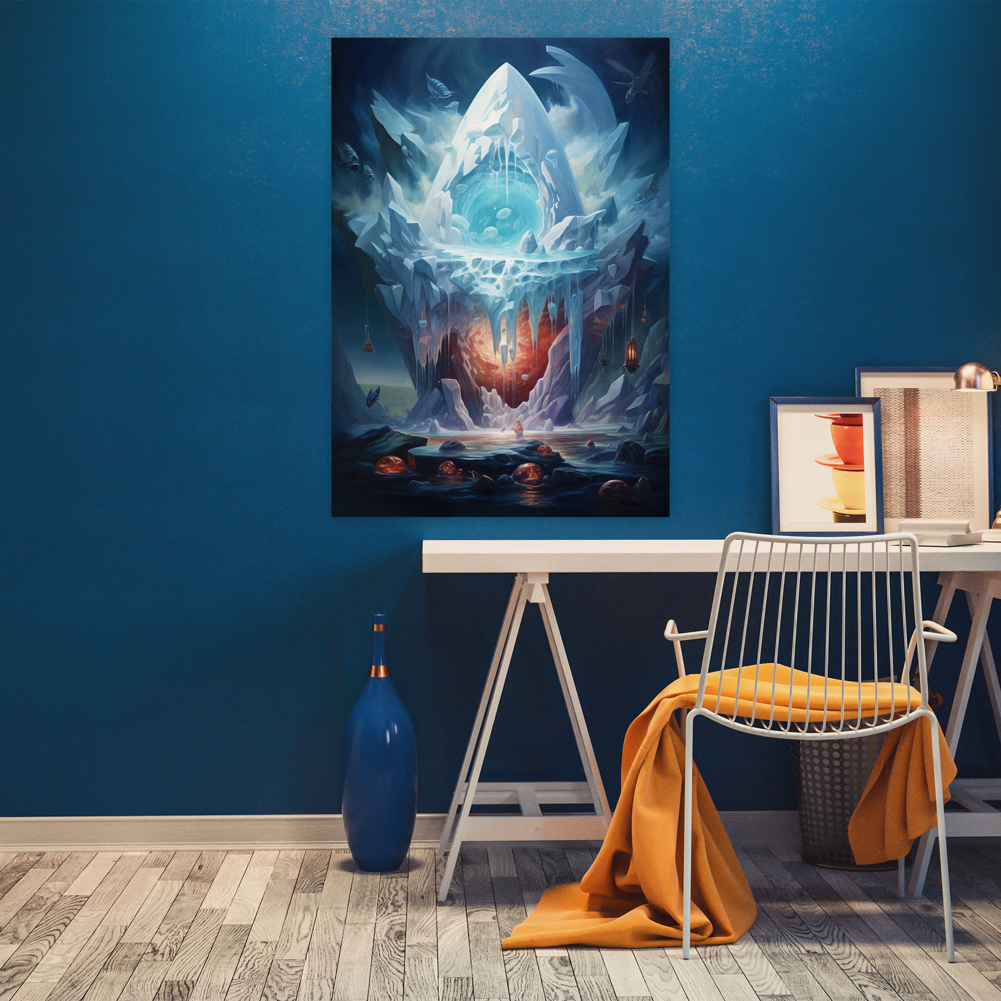 Hidden Treasures Canvas Print - Iceberg, Canvas, Magical Elements, Hidden Treasures
