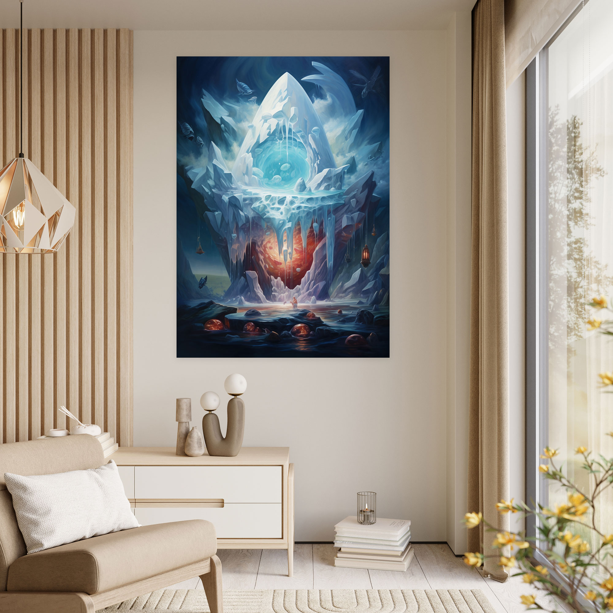 Hidden Treasures Canvas Print - Iceberg, Canvas, Magical Elements, Hidden Treasures