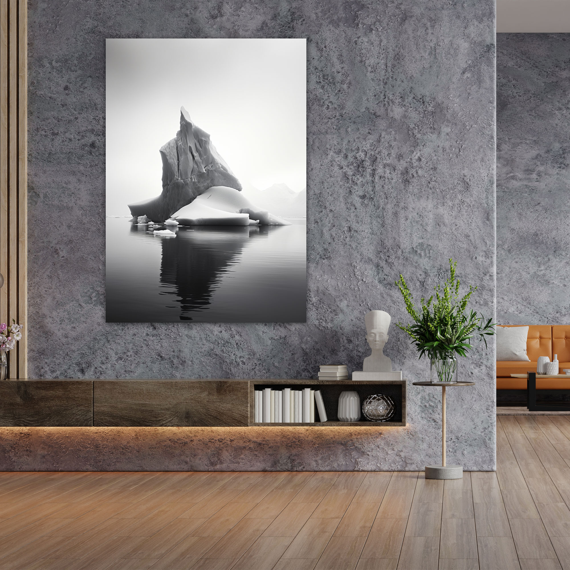 Powerful Iceberg Wall Art - Iceberg, Iceberg, Canvas Wall Art, Wall Art