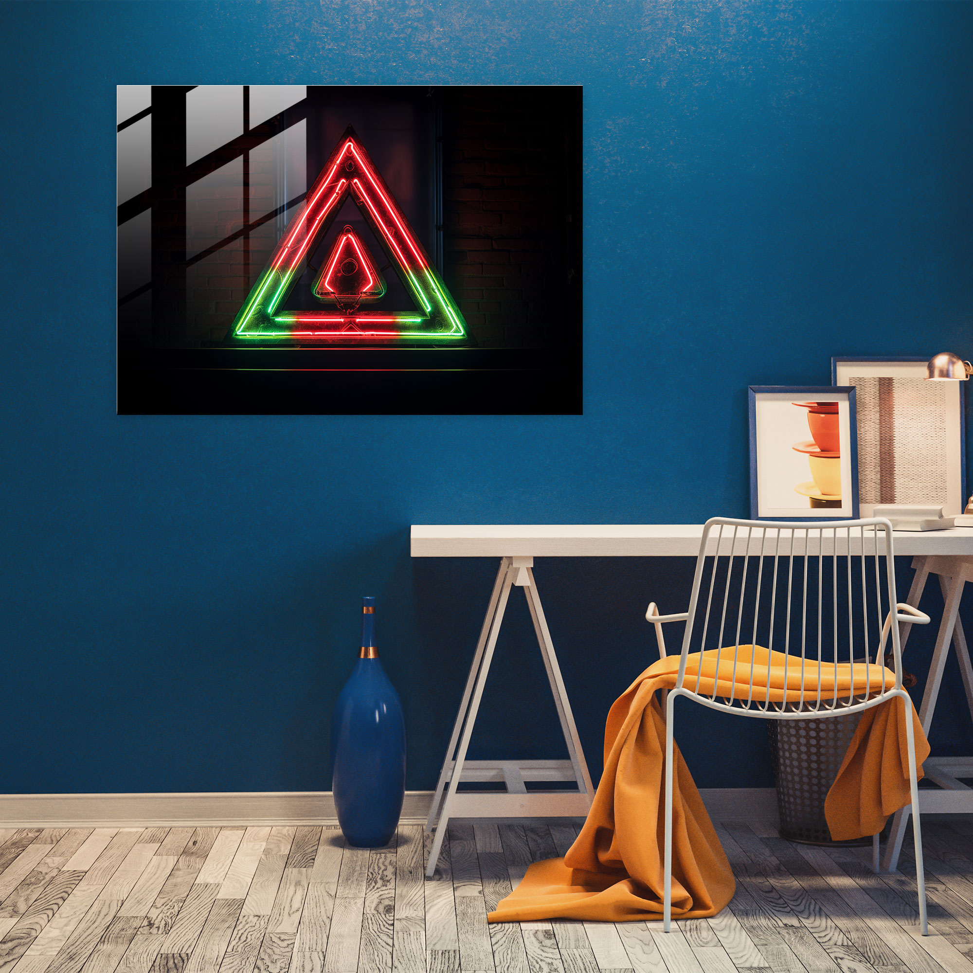 Illuminati Glass Print - Illuminati, Wall Decoration, Modern Art, Glass Print