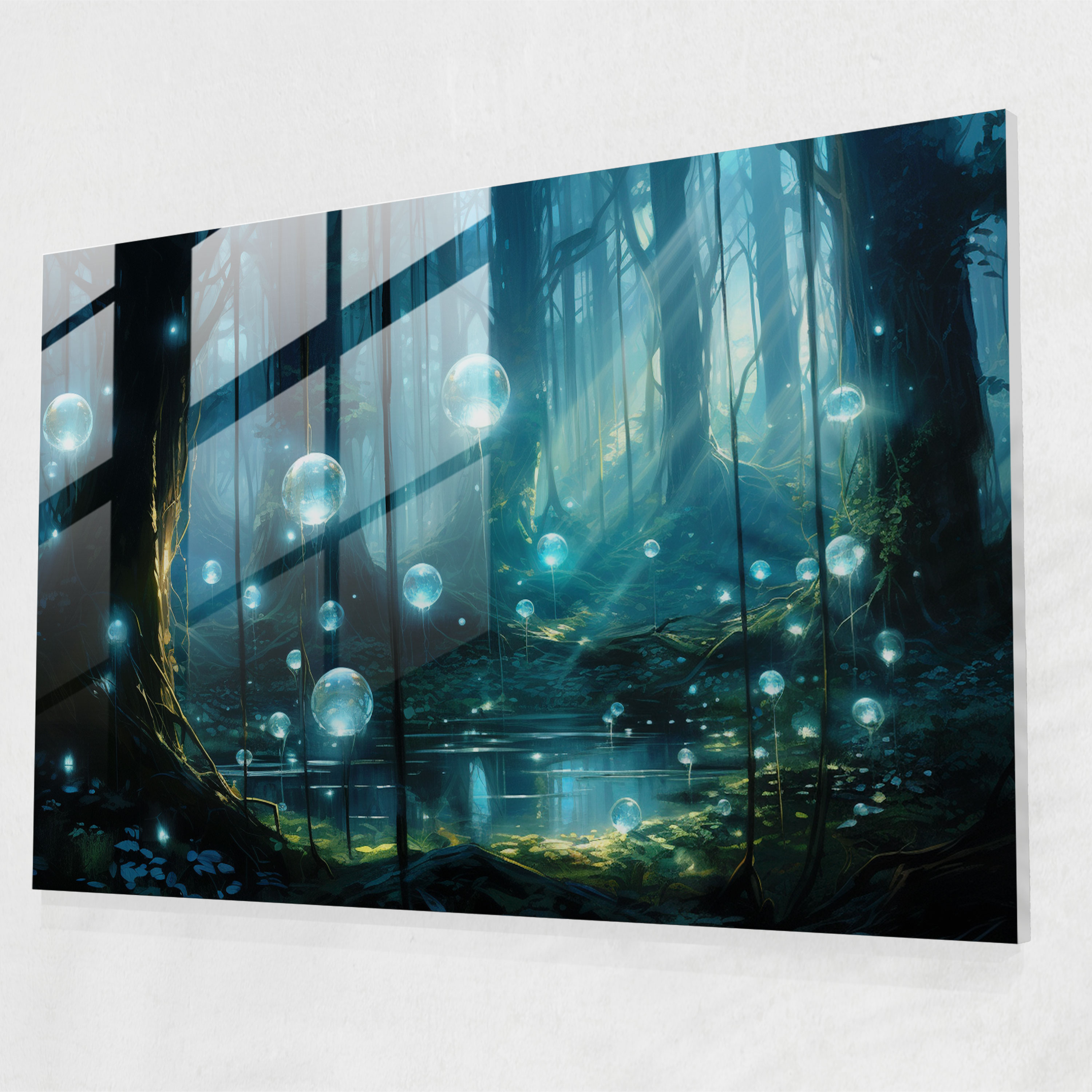 Esotericism Glass Print - Illuminati, Home Decoration, Esotericism, Glass Art