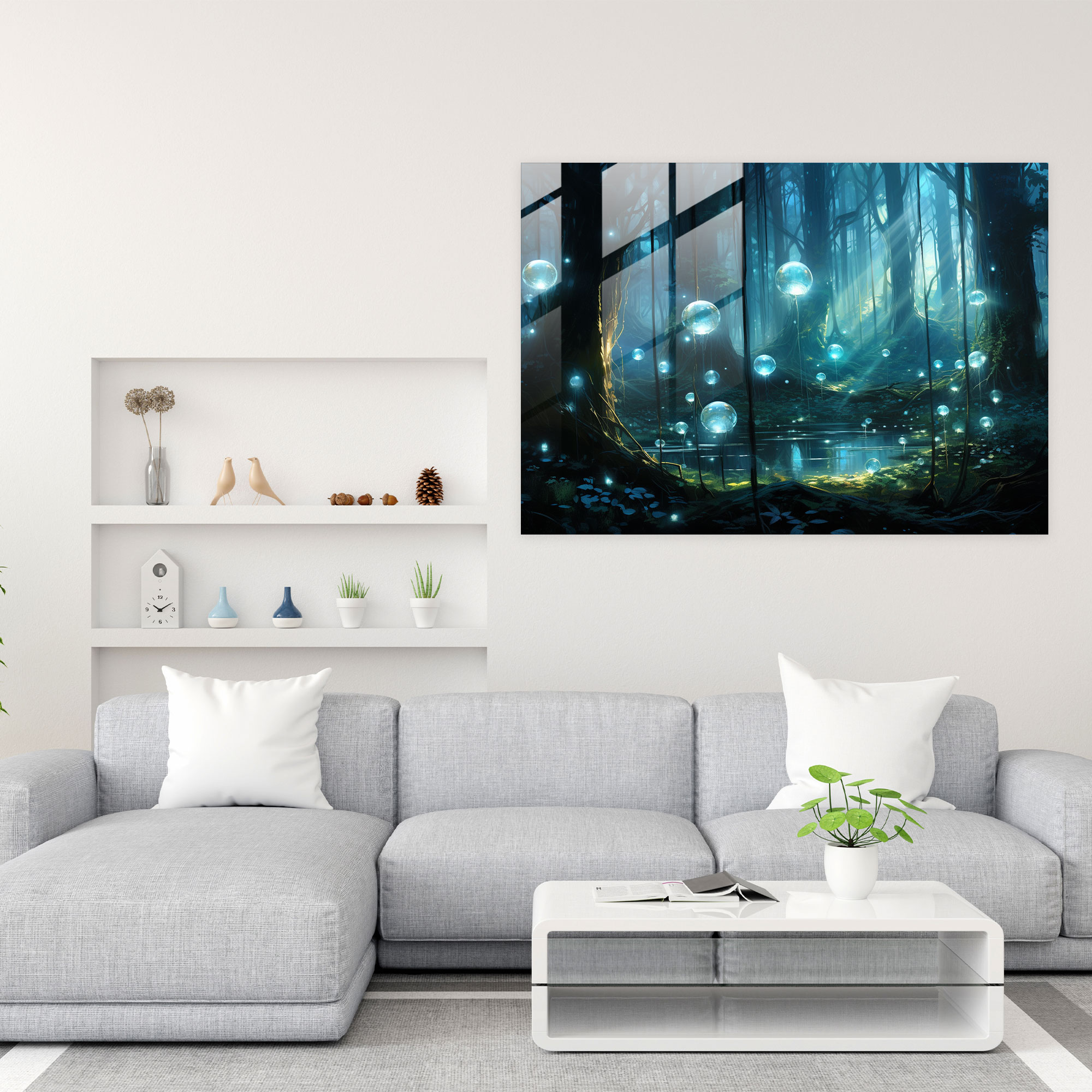 Esotericism Glass Print - Illuminati, Home Decoration, Esotericism, Glass Art