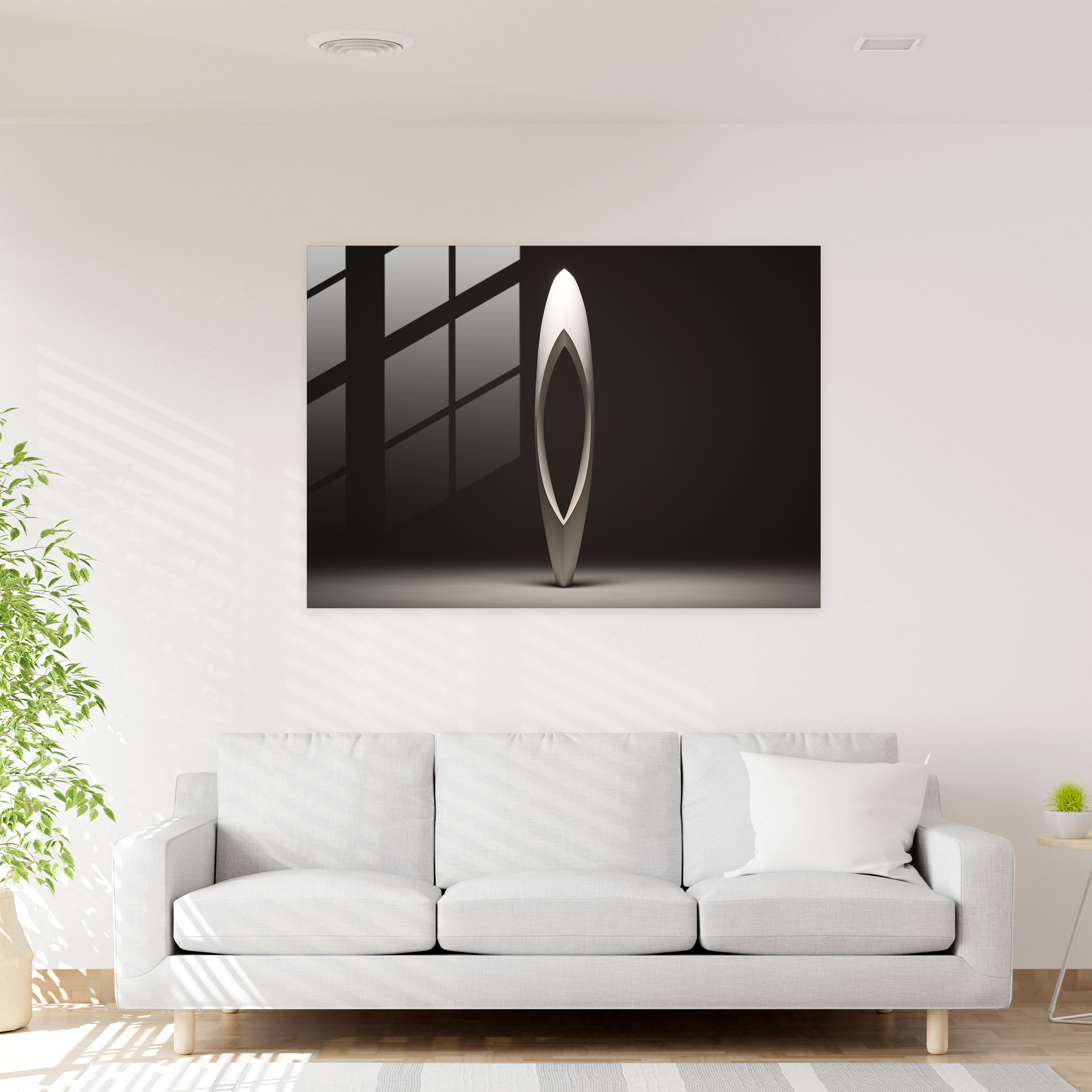 Esotericism Home Decoration - Illuminati, Enigmatic Form, Esoteric Journey, Glass Art