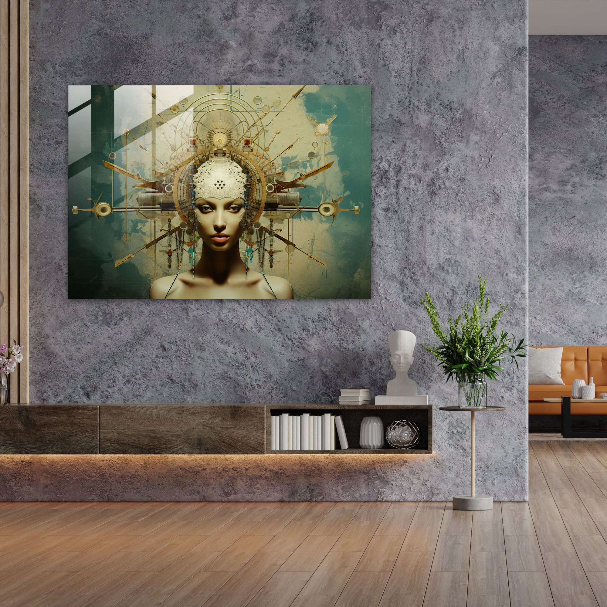 Esotericism Wall Decoration - Illuminati, Esotericism, Mystical Symbols, Glass Print