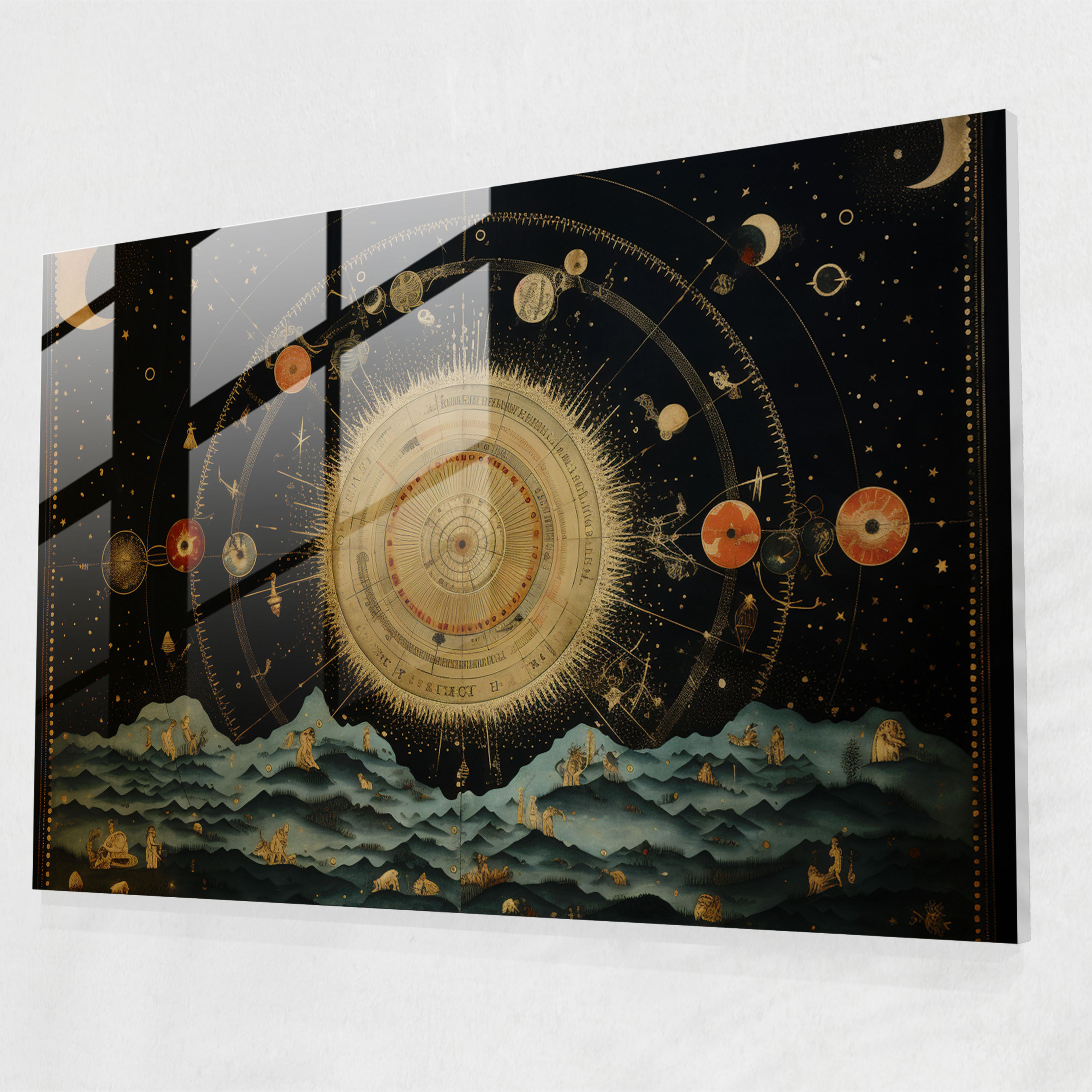 Esotericism Home Decoration - Illuminati, Esoteric Symbols, Hidden Constellations, Modern Art