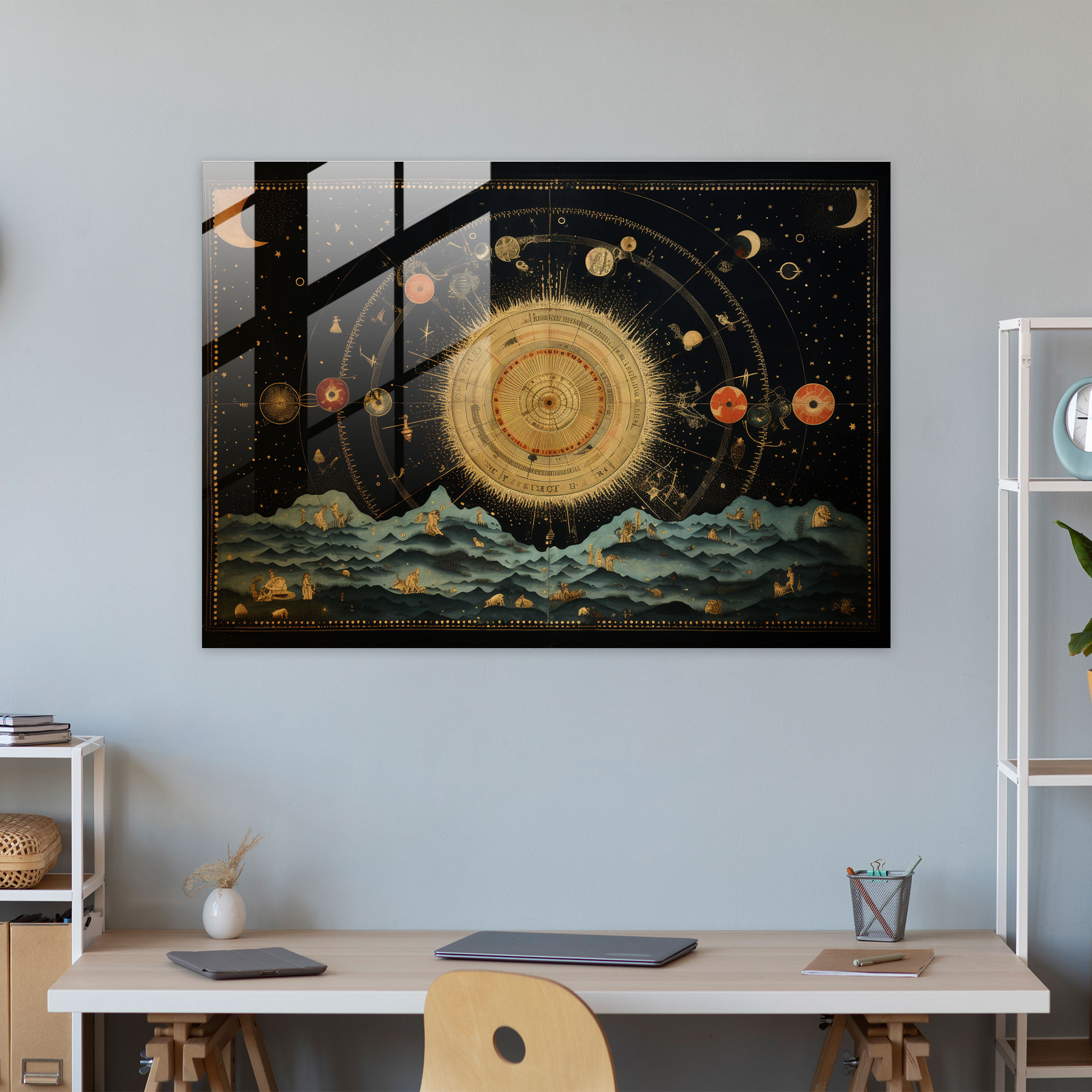 Esotericism Home Decoration - Illuminati, Esoteric Symbols, Hidden Constellations, Modern Art