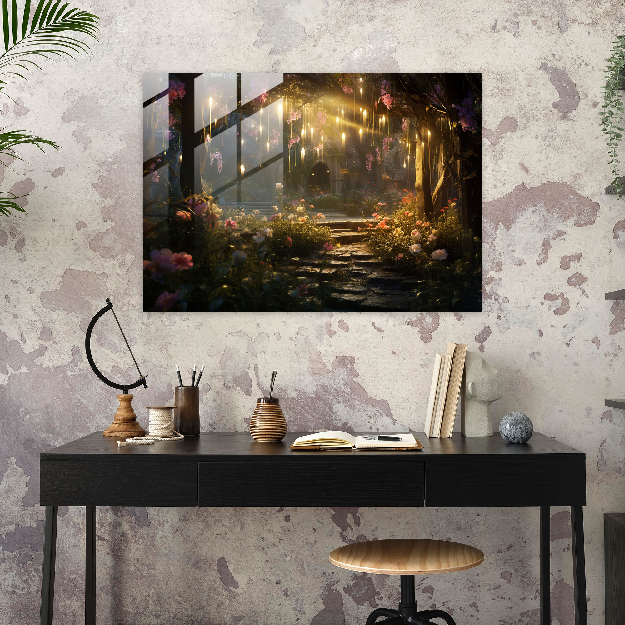 Esotericism Glass Wall Art - Illuminati, Wall Decoration, Glass Art, Home Decoration