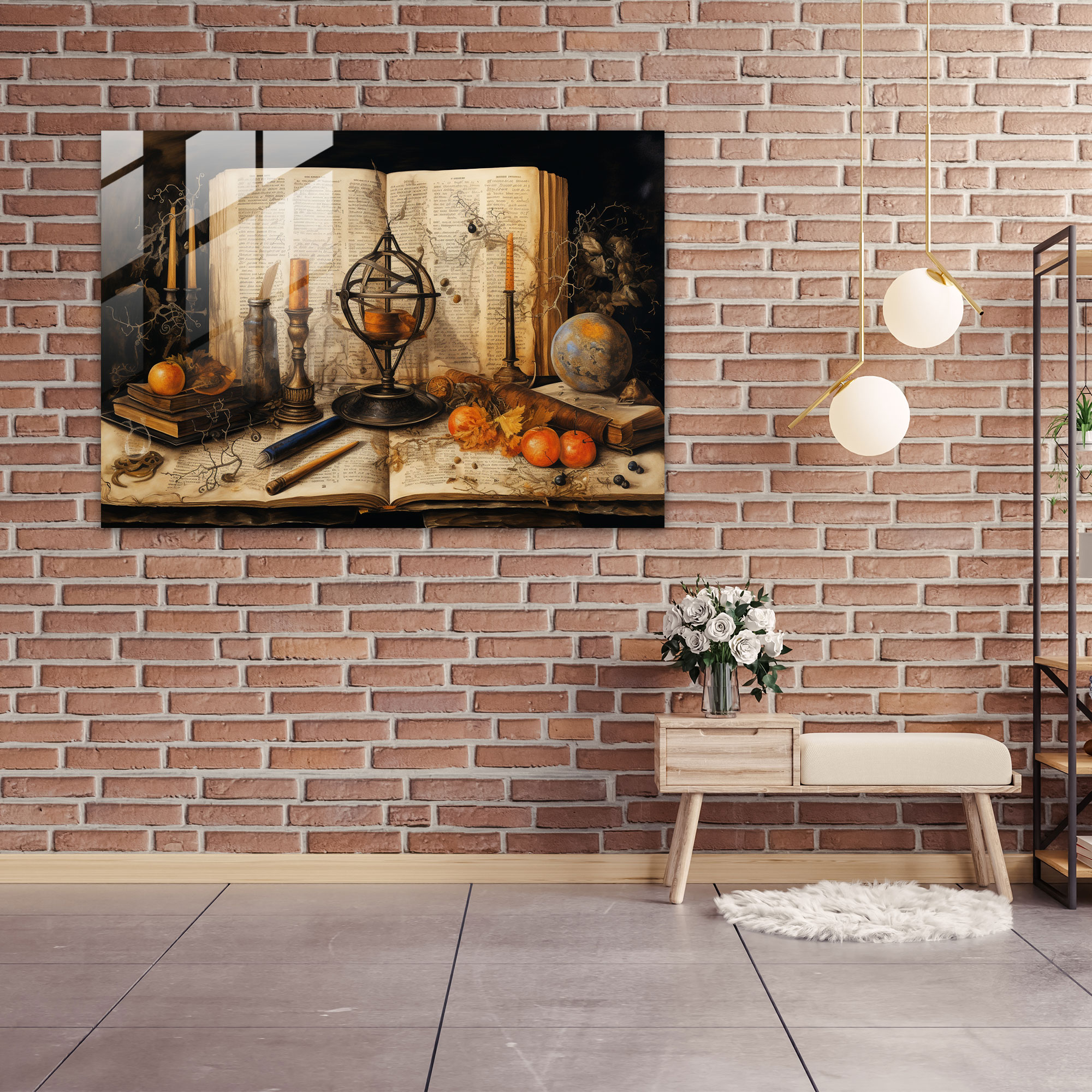 Esotericism Glass Wall Art - Hidden Knowledge - Illuminati, Seekers Of Enlightenment, Wall Decoration, Immersive Experience