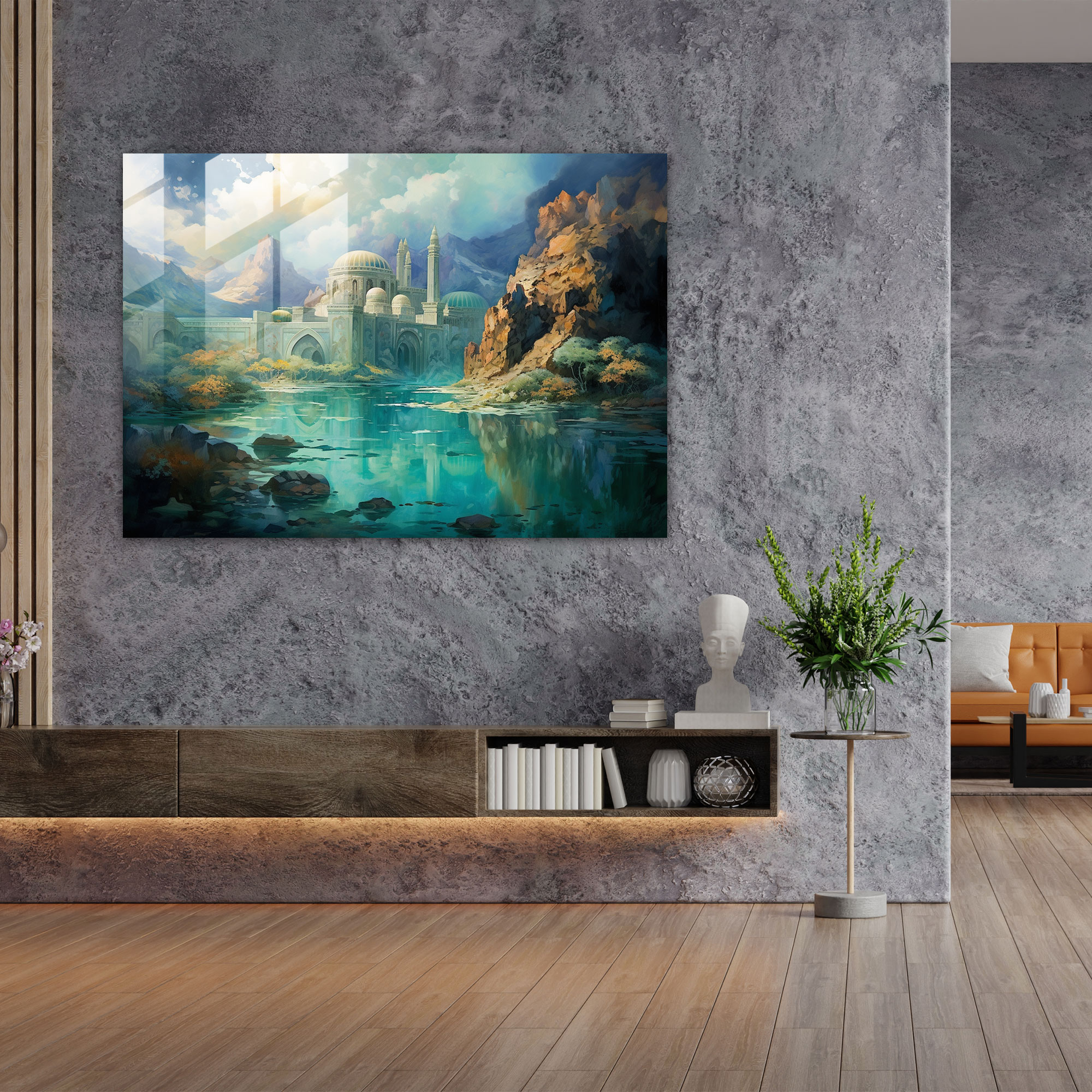 Esotericism Glass Wall Art - Whispers Of Ancients - Illuminati, Ancient Secrets, Sacred Sites, Glass Art