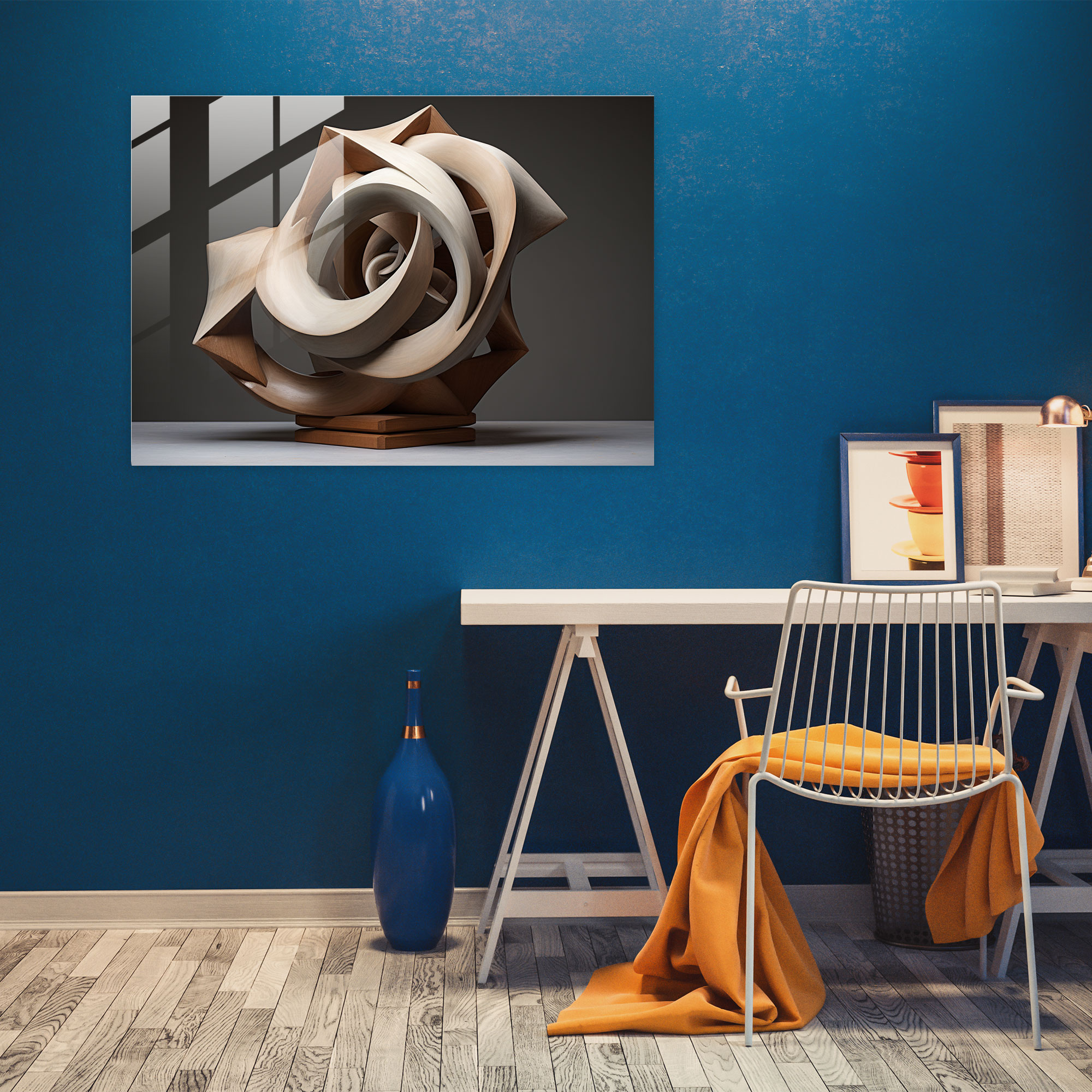Esotericism Glass Print: Geometric Mystical Symbol - Illuminati, Mystical Symbol, Esotericism, Modern Art