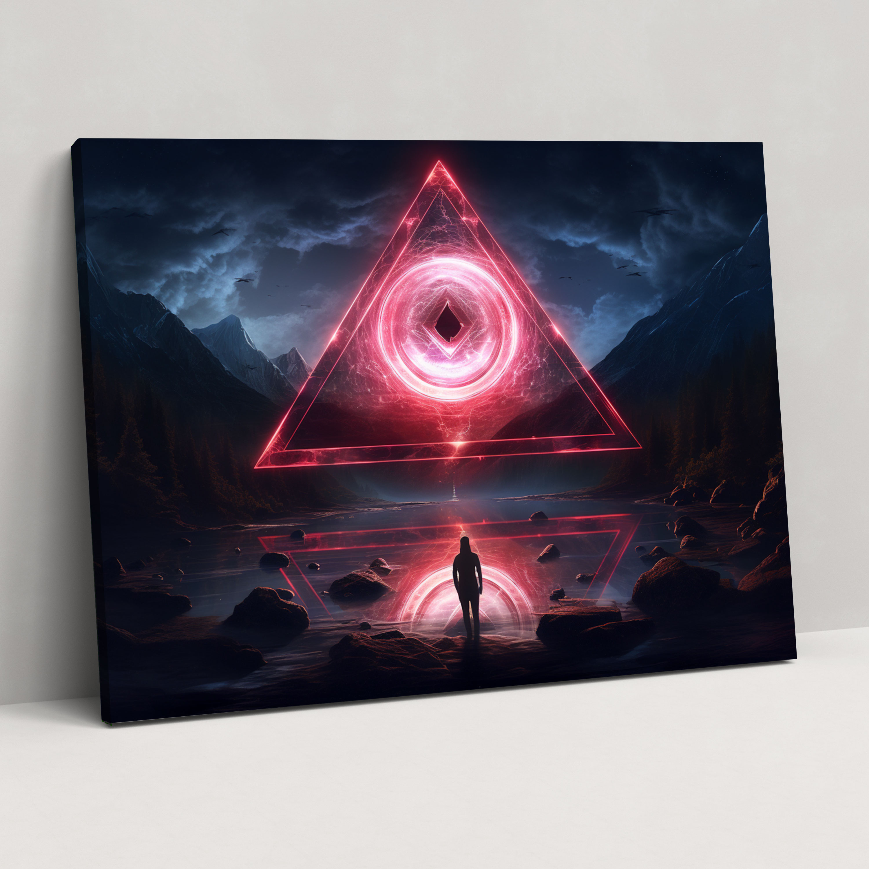 Illuminati Canvas Print - Illuminati, Surreal, Digital Art, Home Decoration
