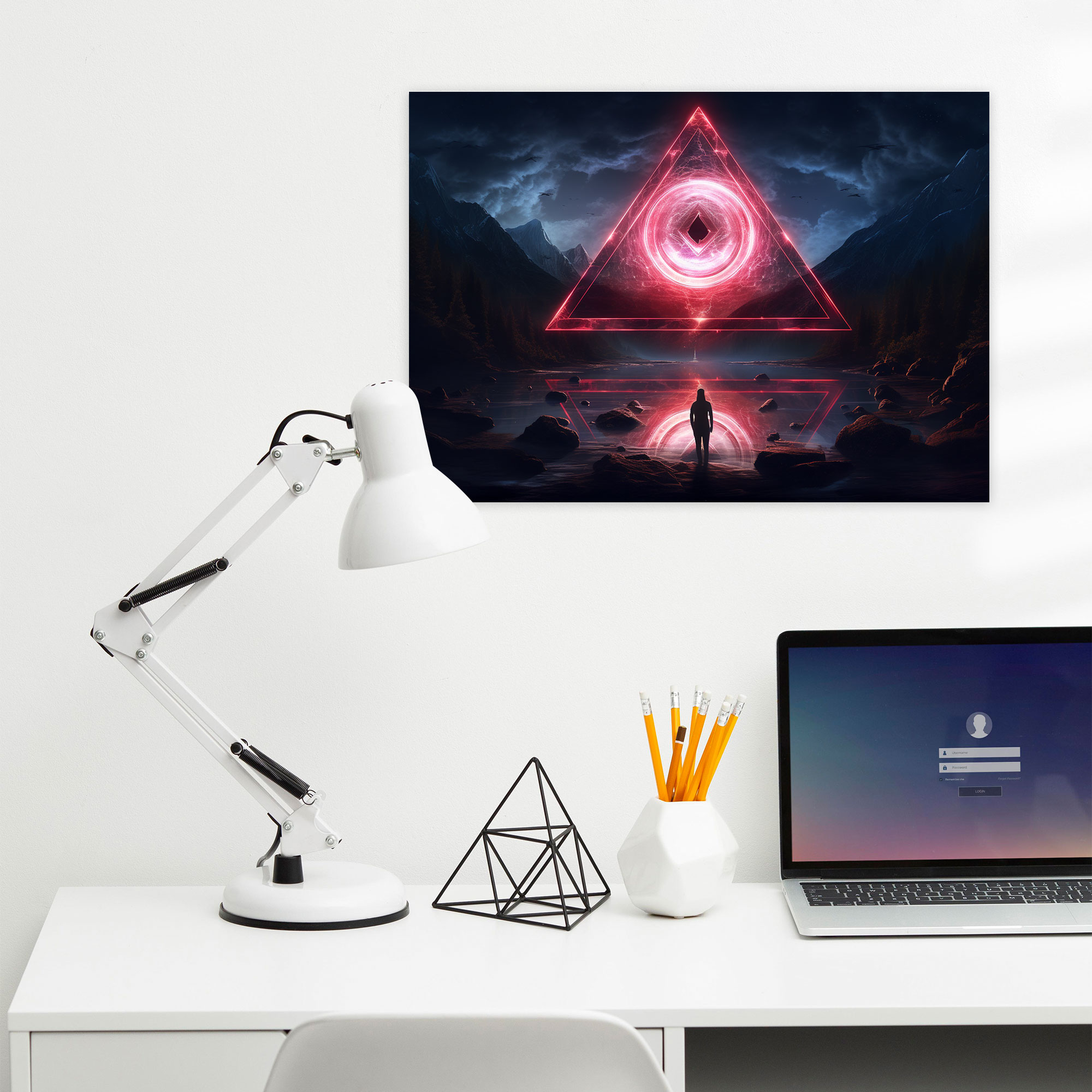 Illuminati Canvas Print - Illuminati, Surreal, Digital Art, Home Decoration